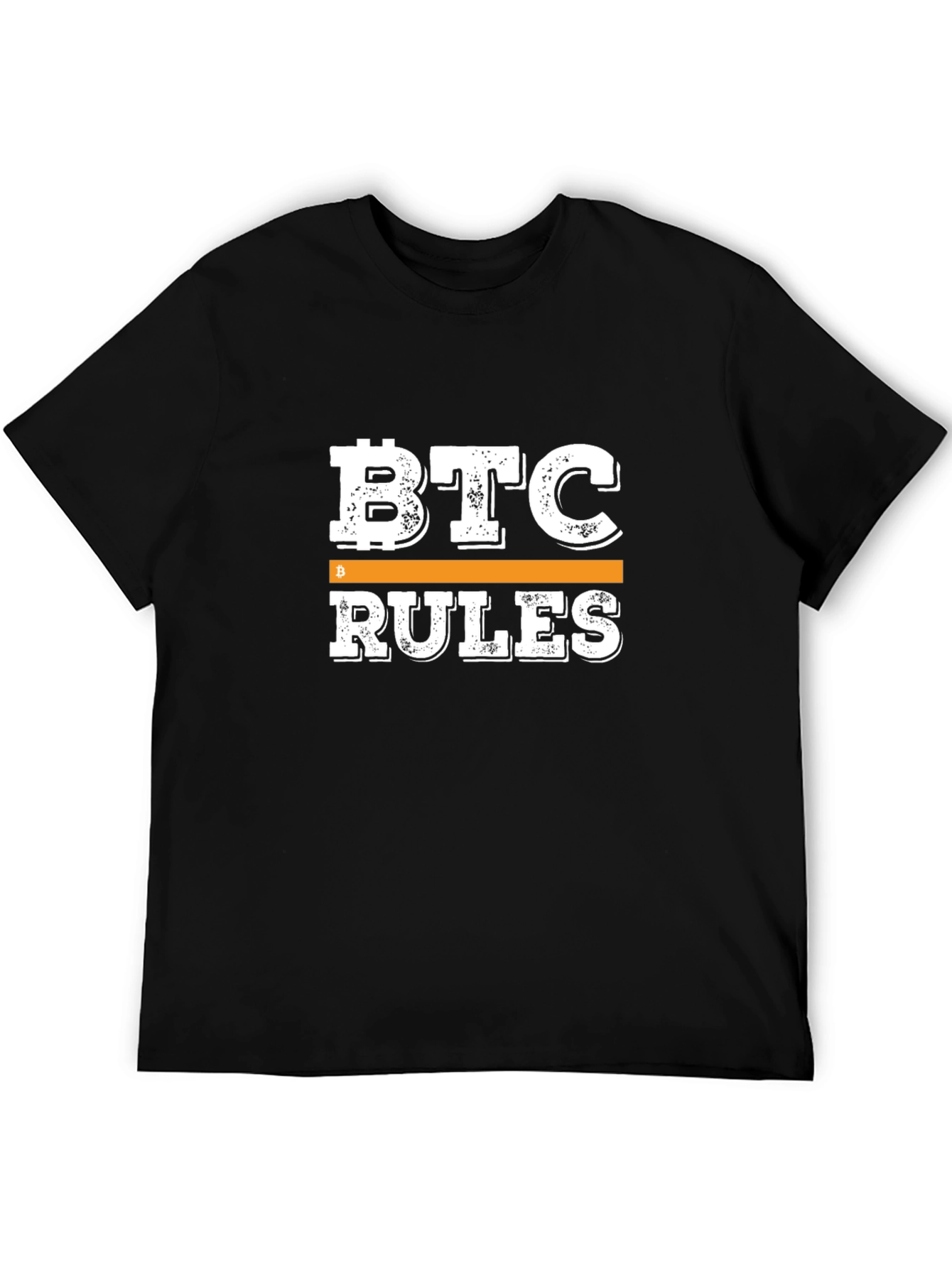 BTC Rules T-Shirt - Bitcoin Crypto Fan Tee