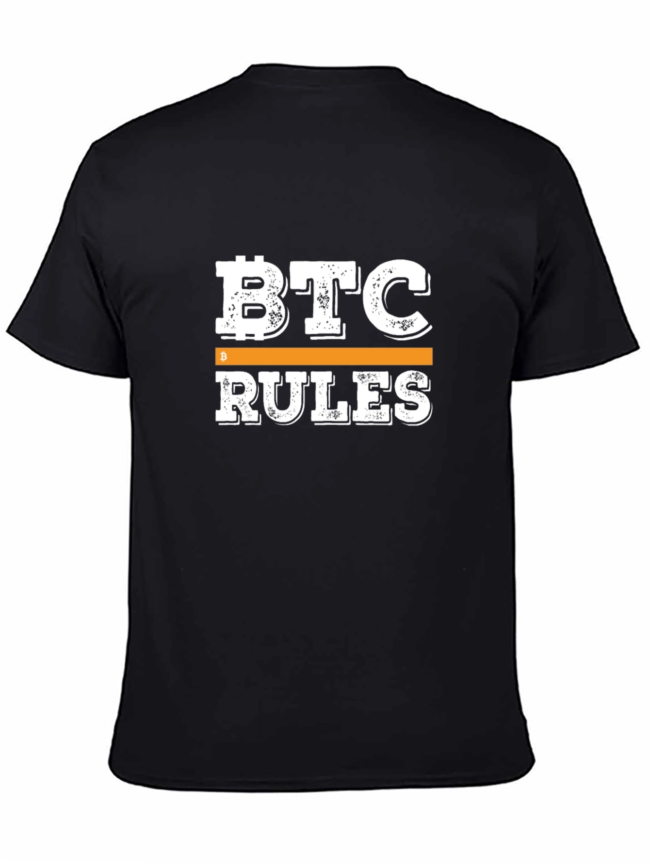 BTC Rules T-Shirt - Bitcoin Crypto Fan Tee