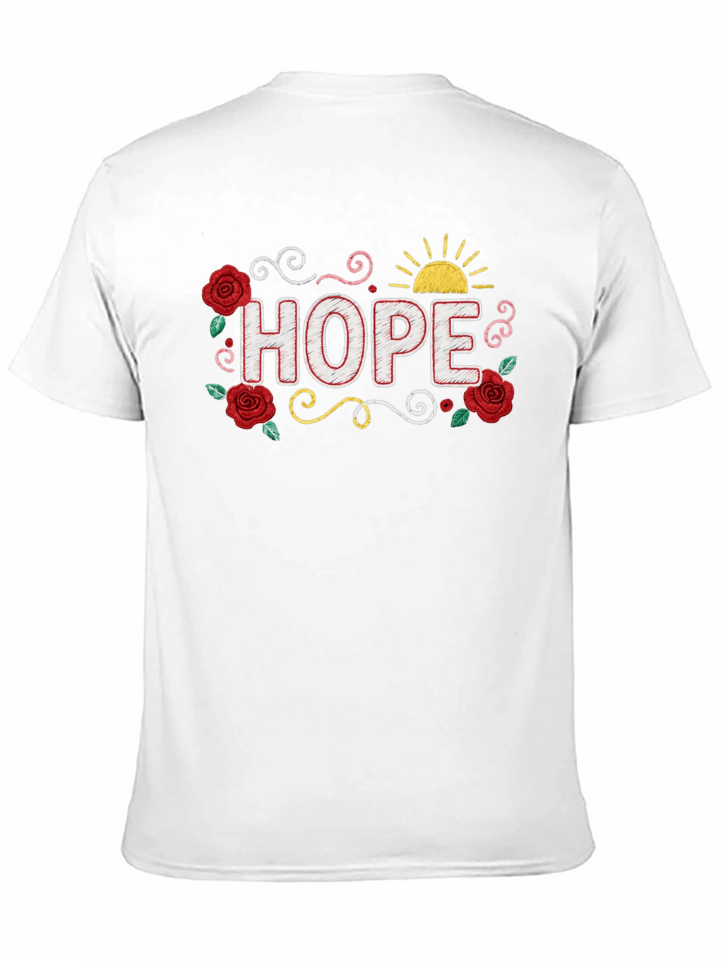 Hope Floral Graphic T-Shirt - Positive Vibes!