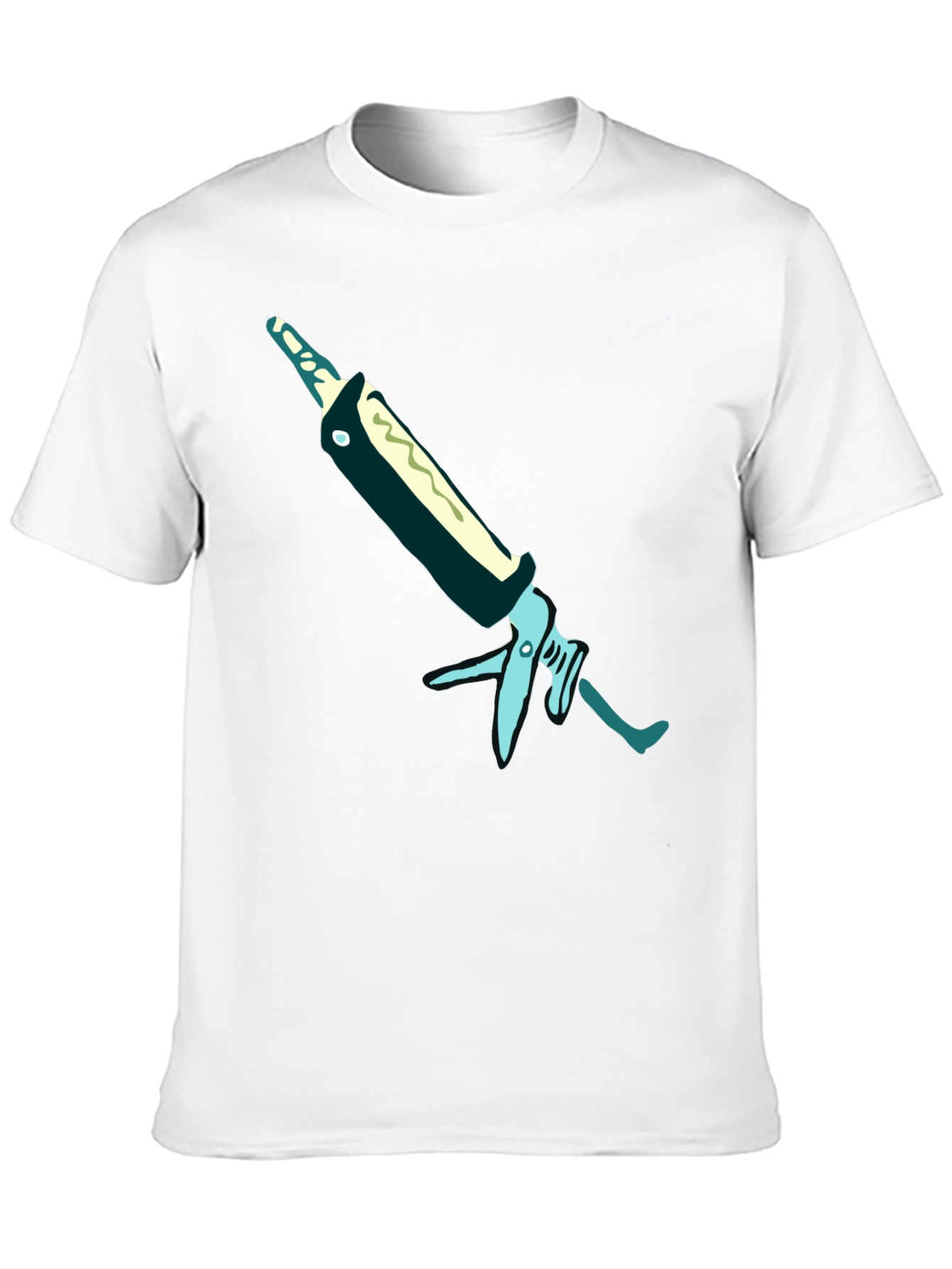 Caulk Gun Graphic Tee - Modern Comfort