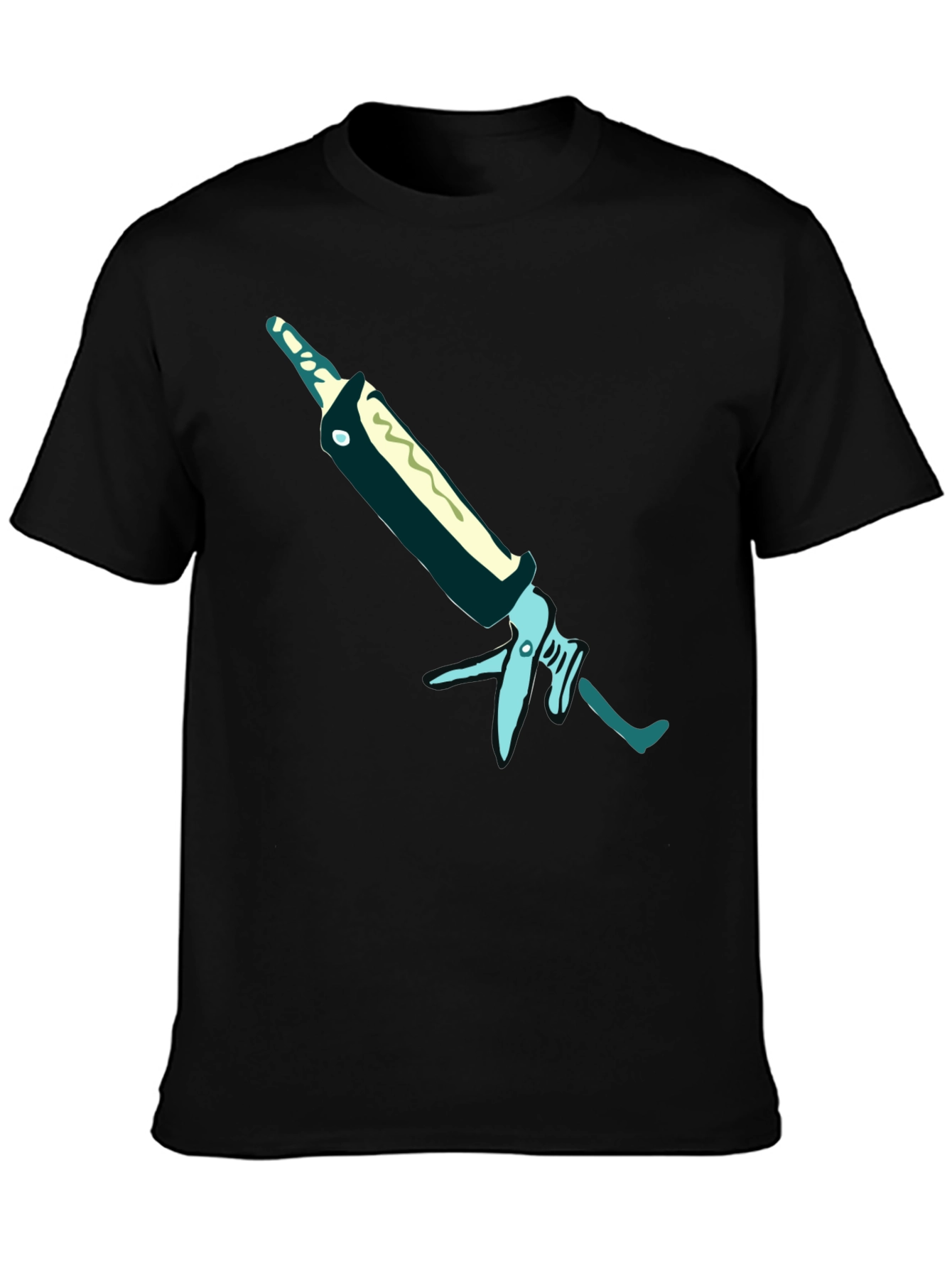 Caulk Gun Graphic Tee - Modern Comfort