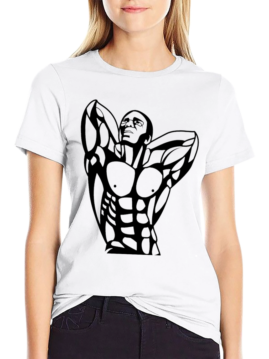 Black Bodybuilder Graphic Tee