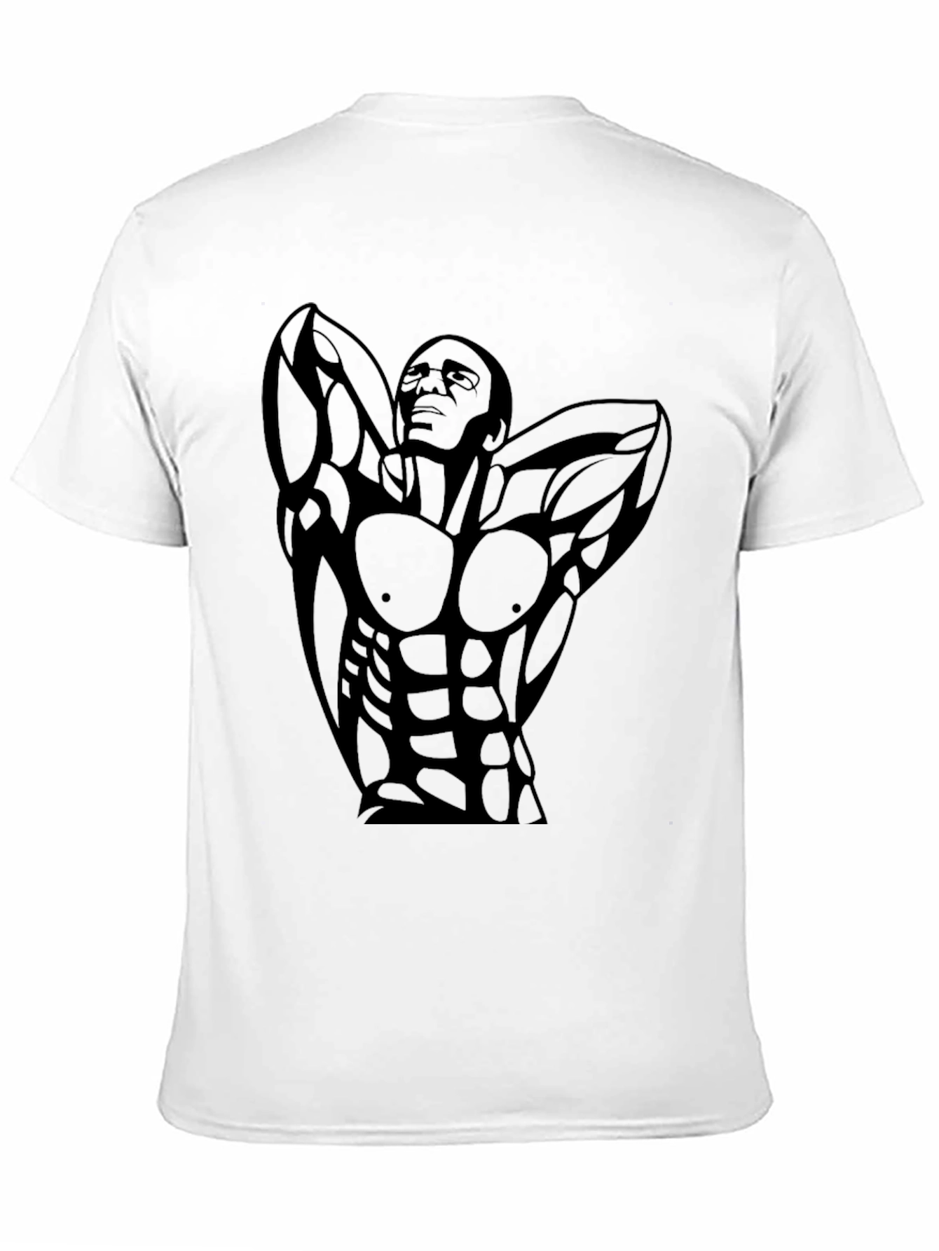 Black Bodybuilder Graphic Tee