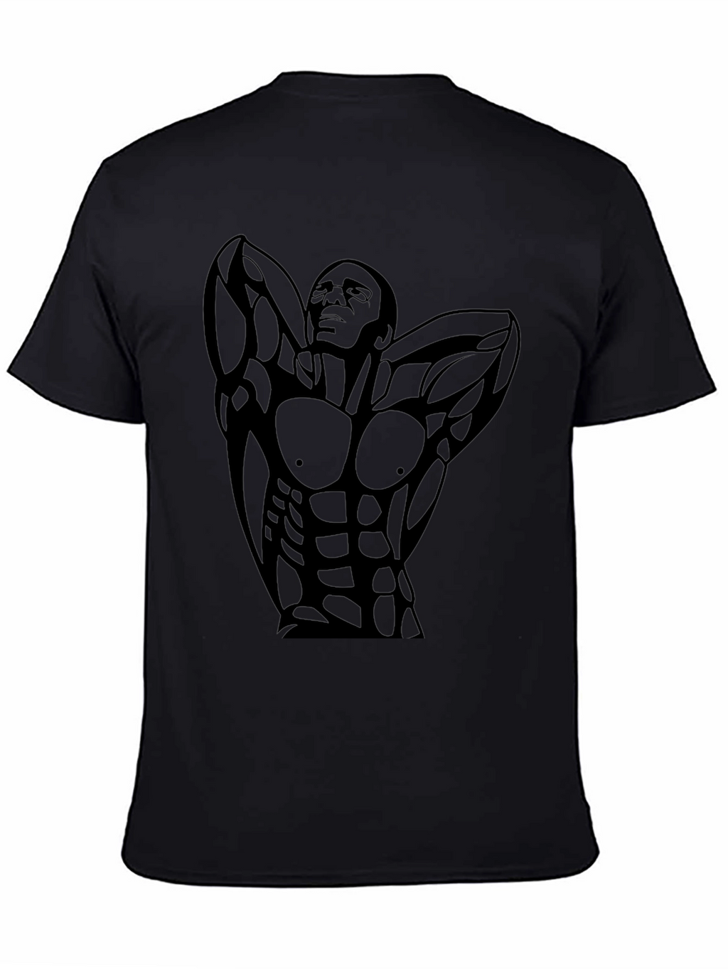 Black Bodybuilder Graphic Tee