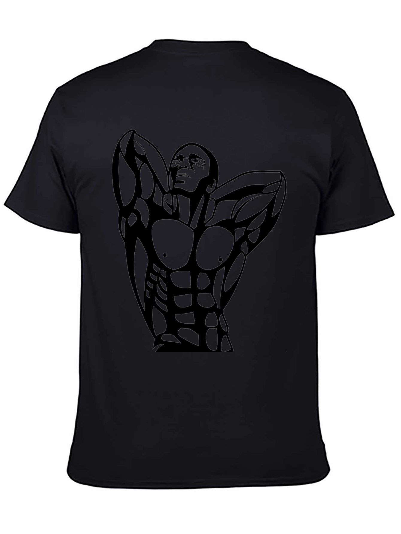 Black Bodybuilder Graphic Tee