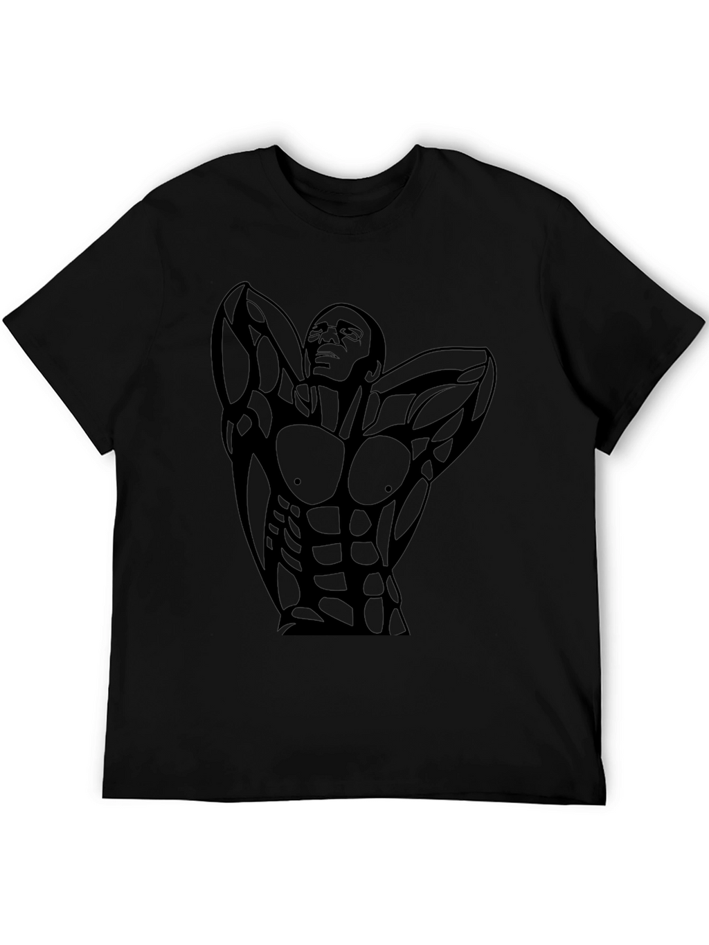 Black Bodybuilder Graphic Tee