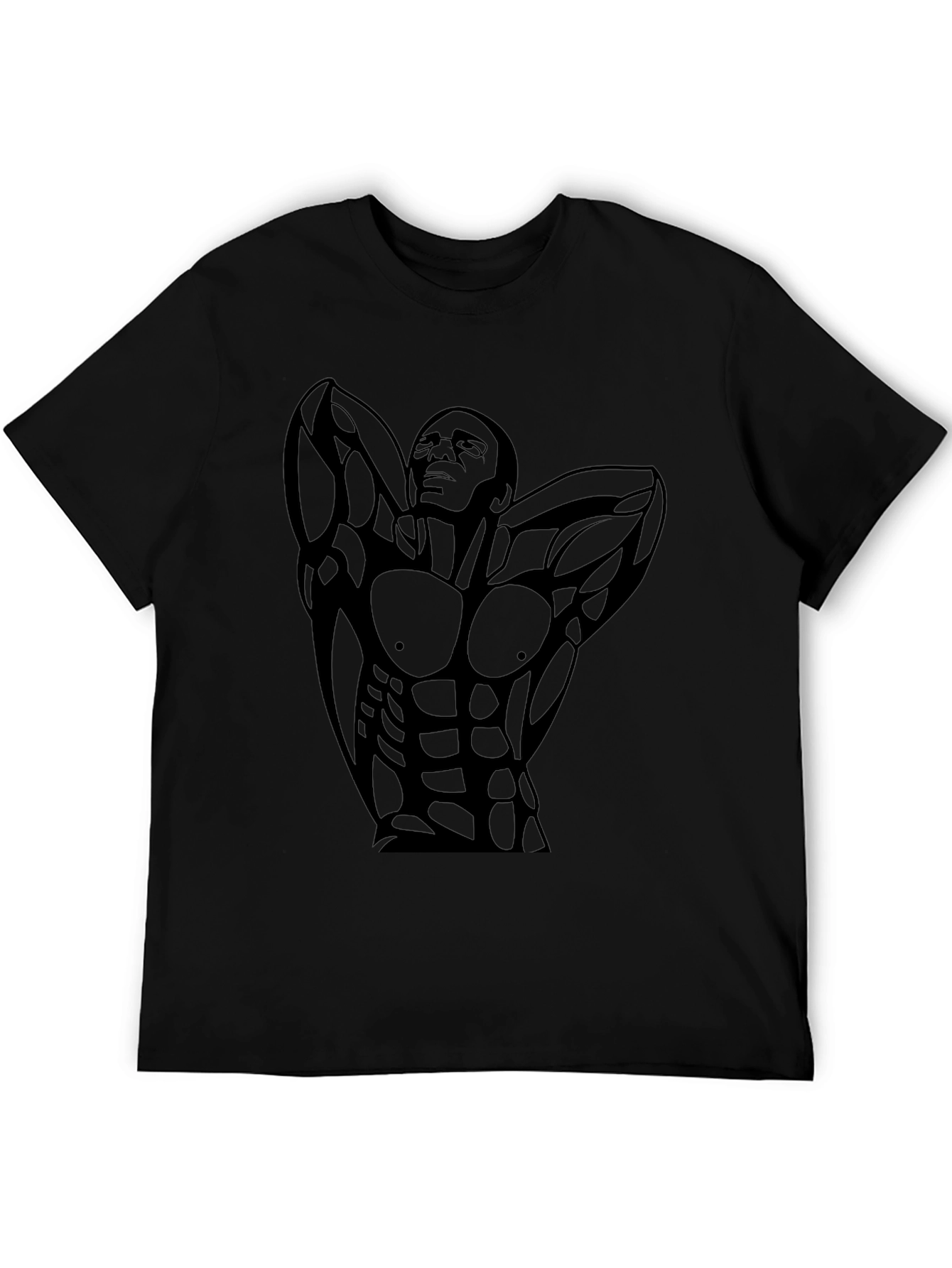 Black Bodybuilder Graphic Tee