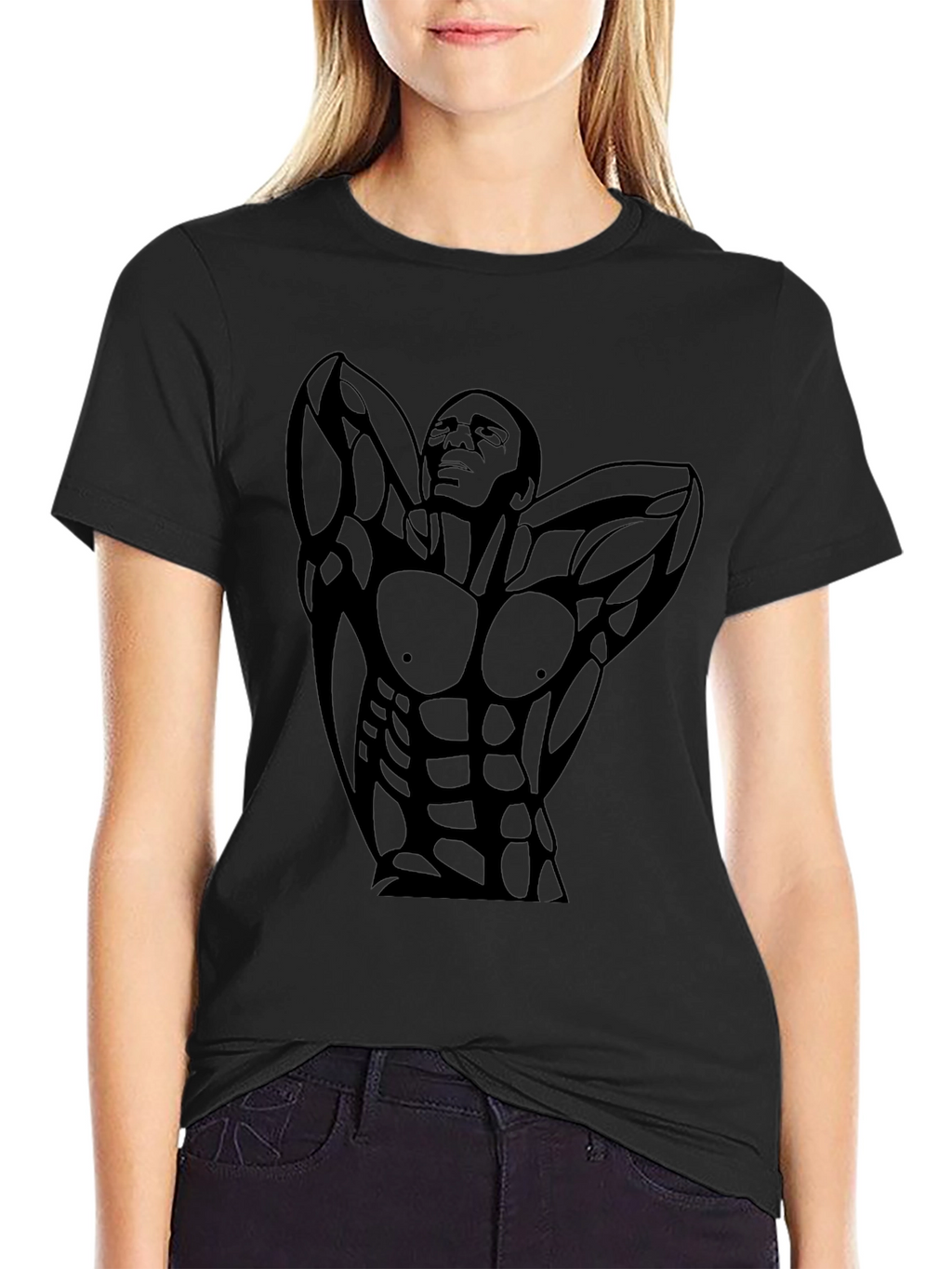 Black Bodybuilder Graphic Tee