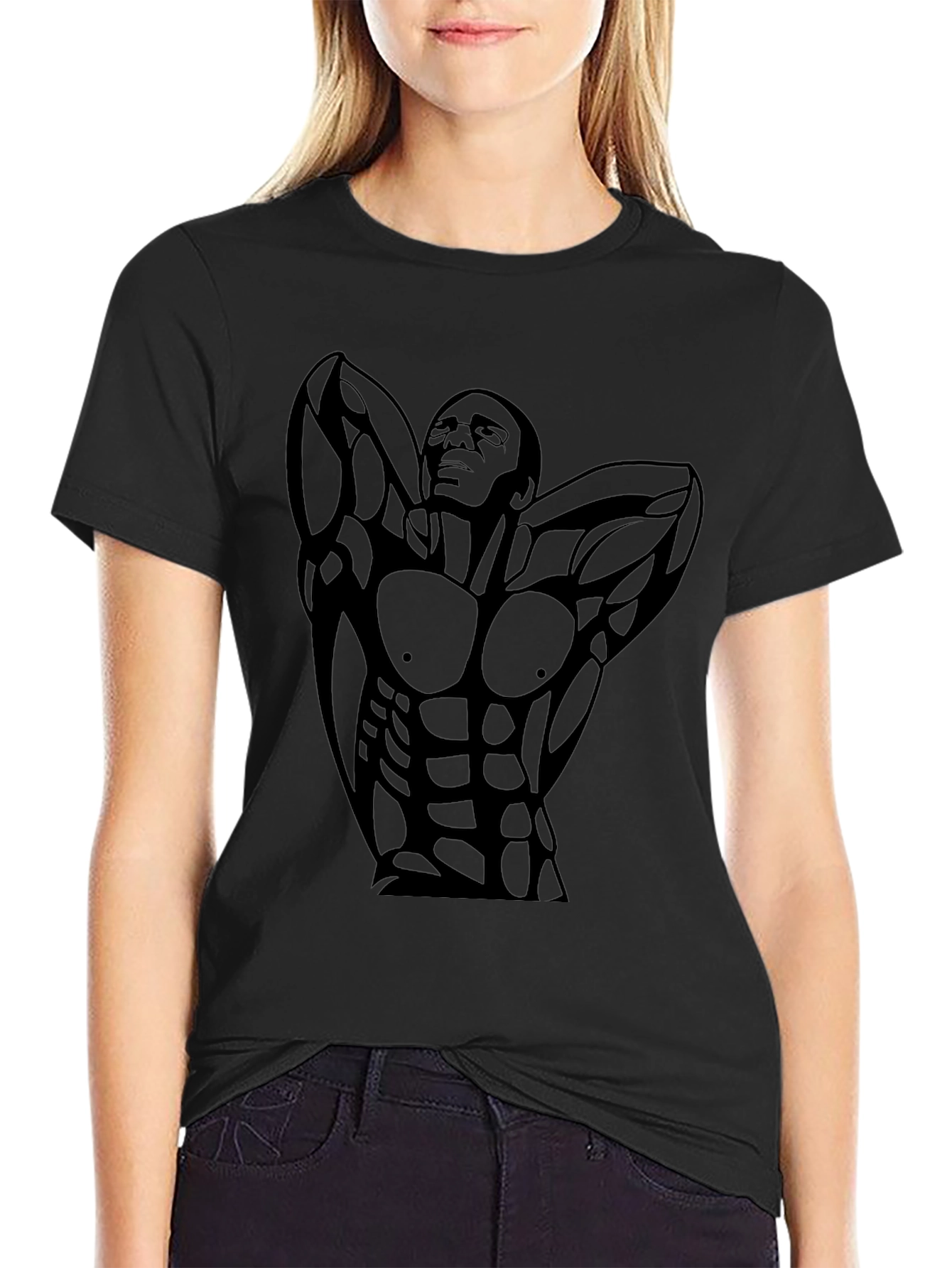 Black Bodybuilder Graphic Tee