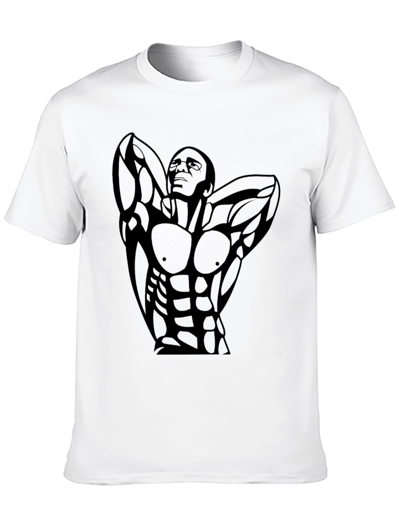 Black Bodybuilder Graphic Tee