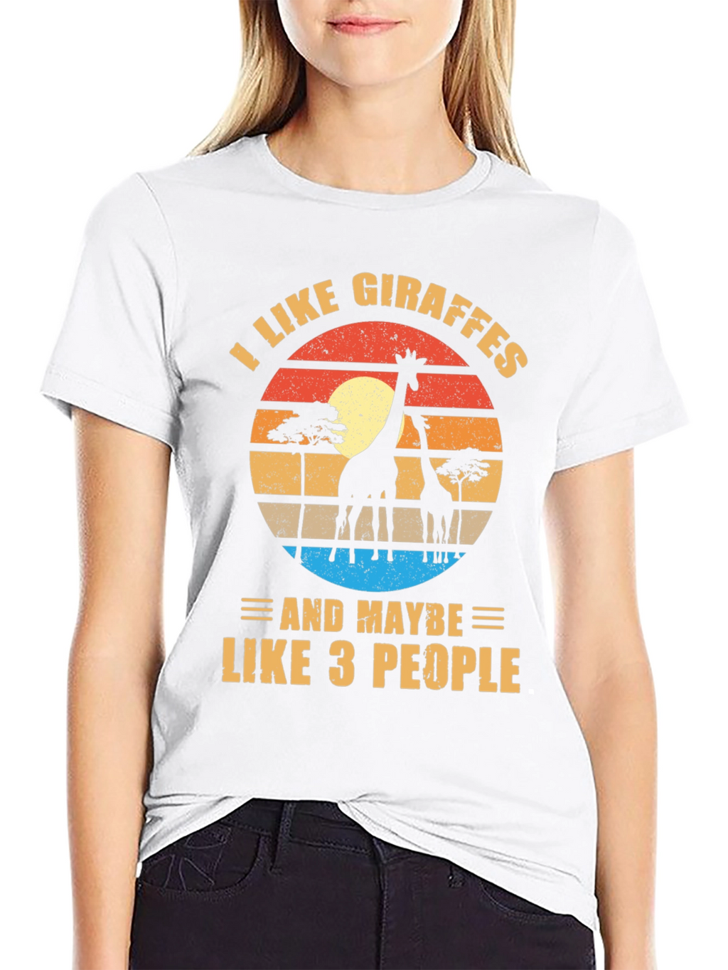 I Like Giraffes T-Shirt Funny Animal Lover Tee