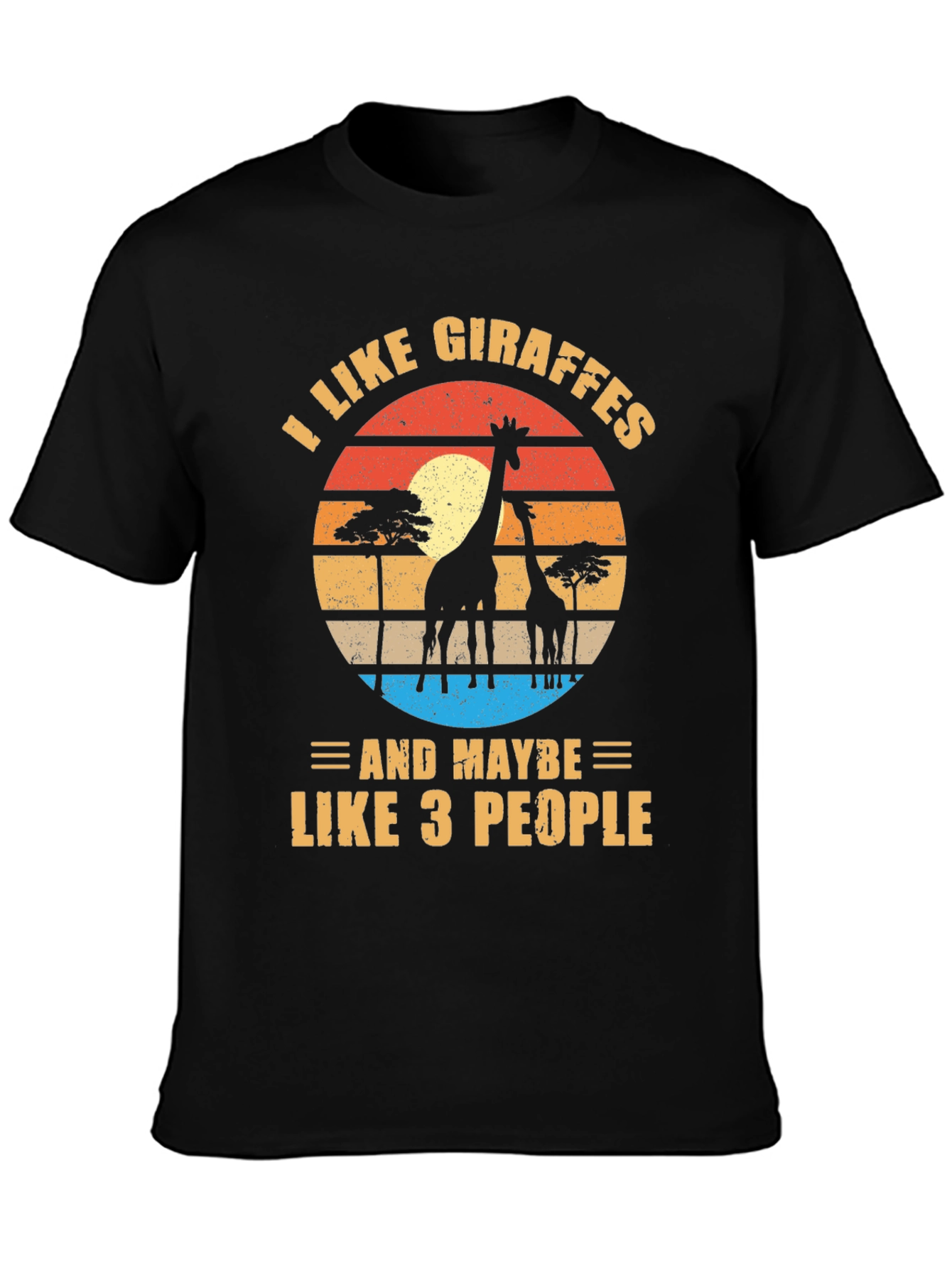 I Like Giraffes T-Shirt Funny Animal Lover Tee