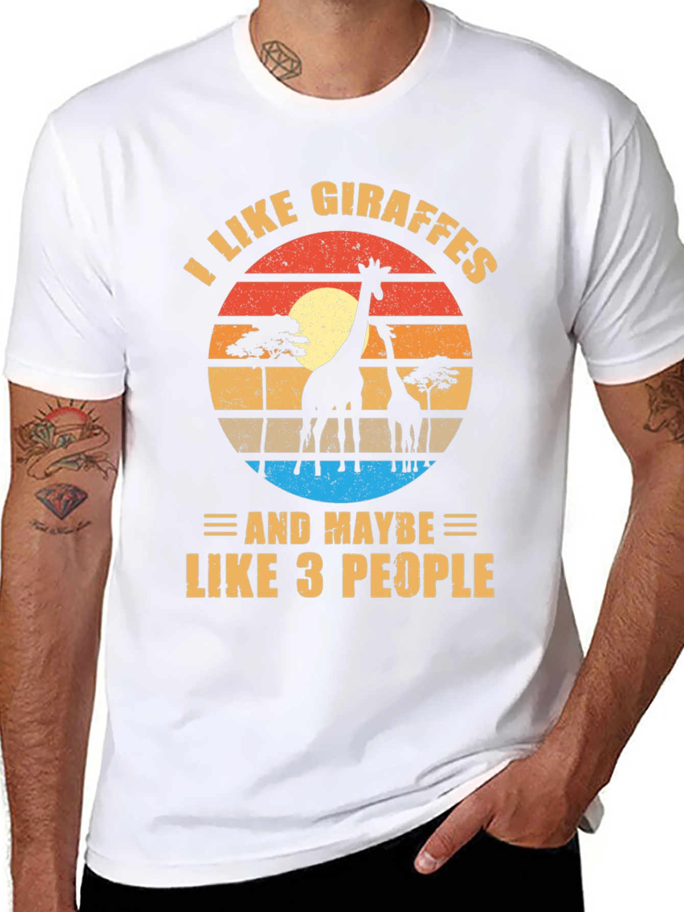 I Like Giraffes T-Shirt Funny Animal Lover Tee