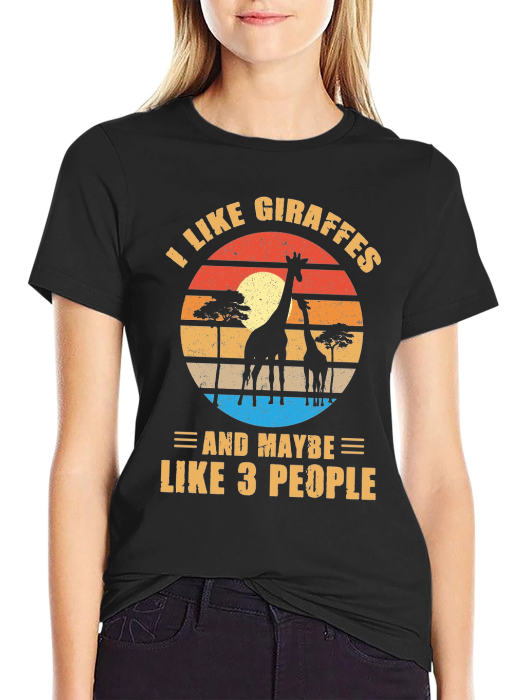 I Like Giraffes T-Shirt Funny Animal Lover Tee