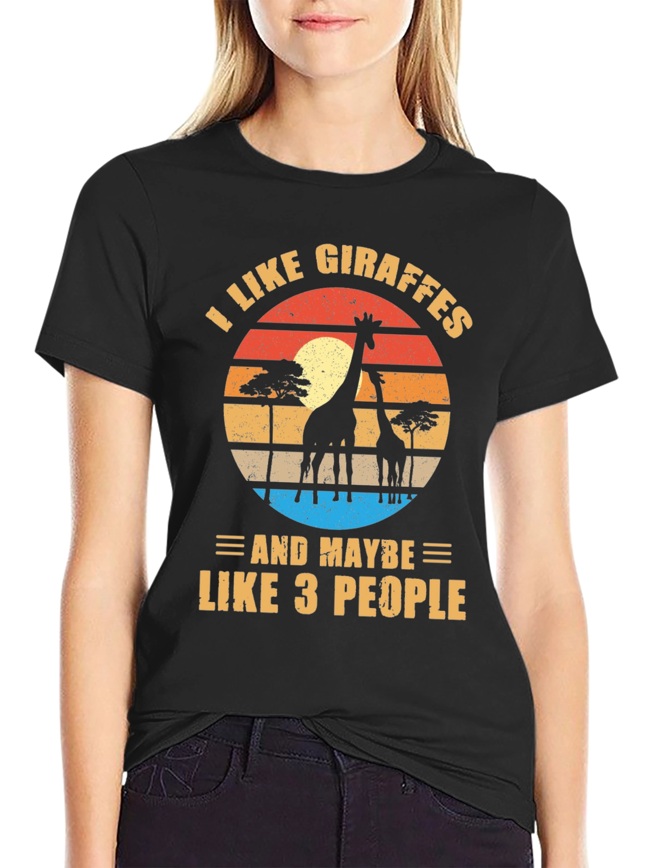I Like Giraffes T-Shirt Funny Animal Lover Tee