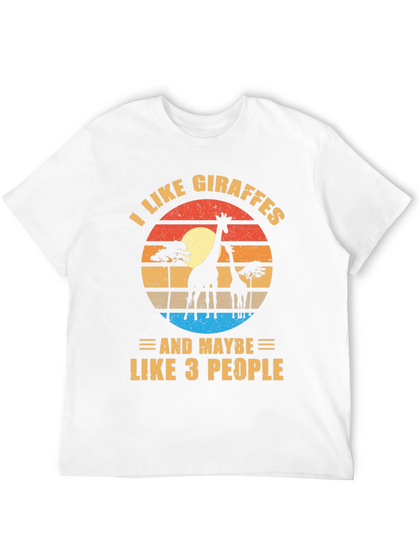 I Like Giraffes T-Shirt Funny Animal Lover Tee