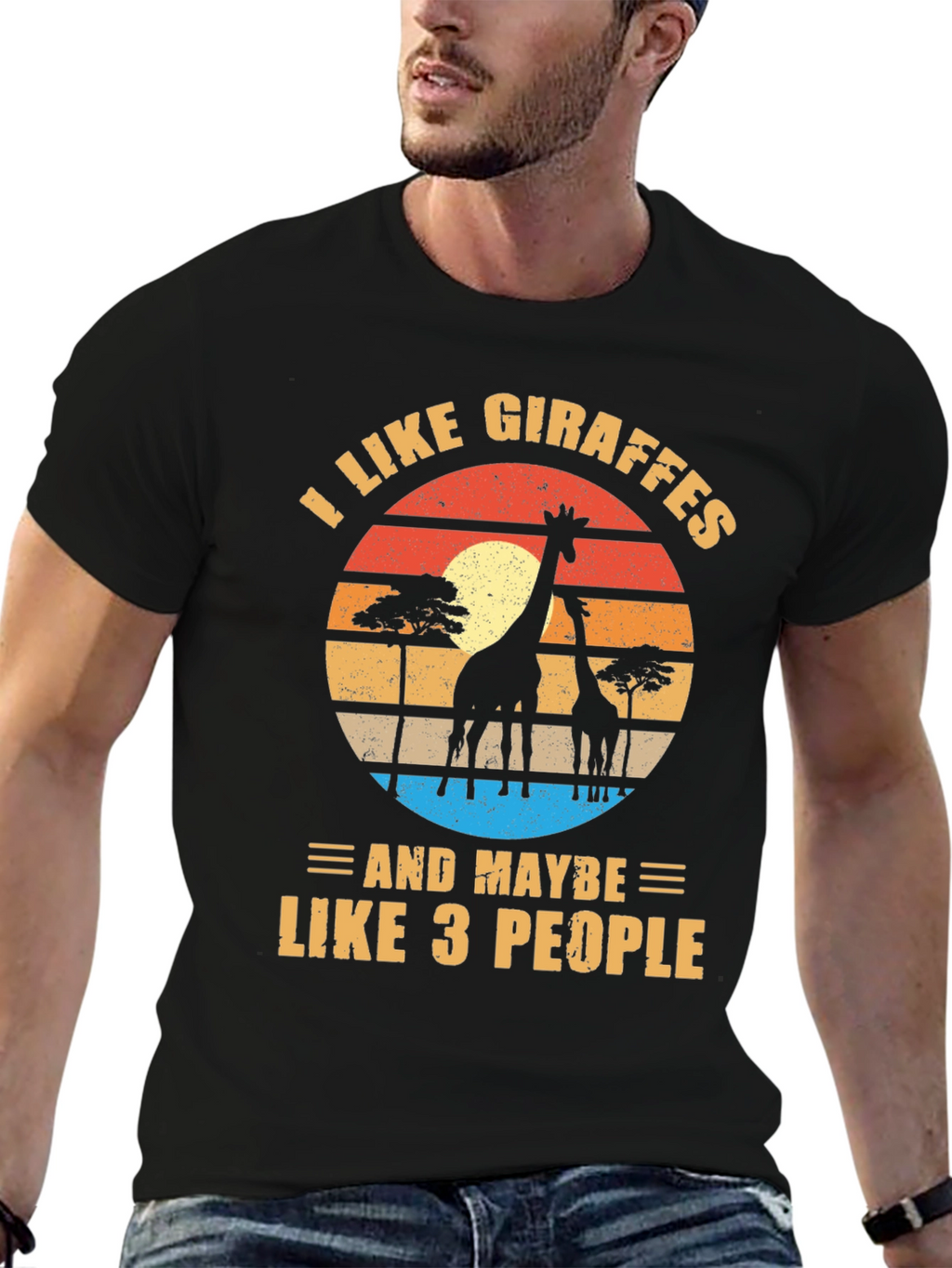 I Like Giraffes T-Shirt Funny Animal Lover Tee