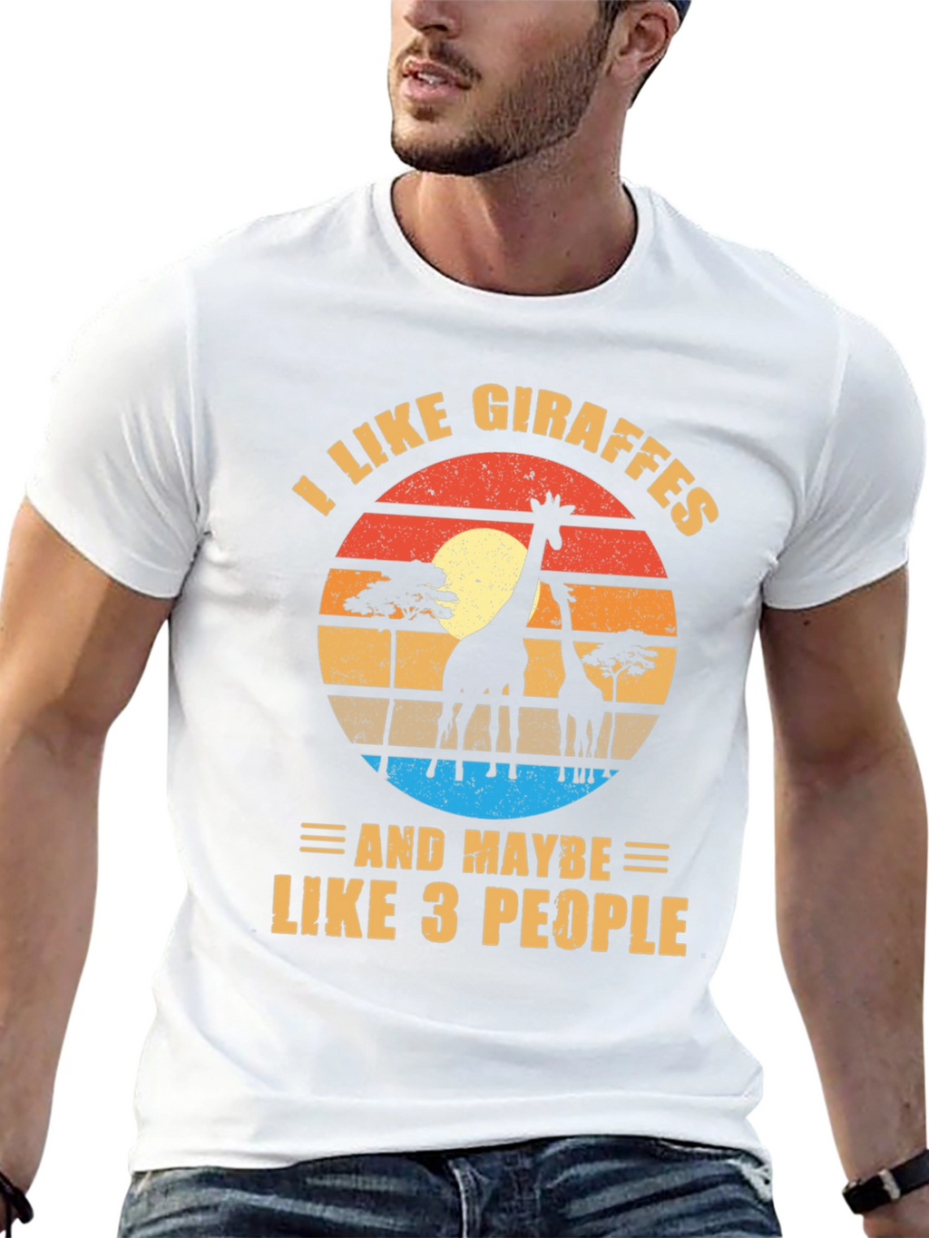 I Like Giraffes T-Shirt Funny Animal Lover Tee