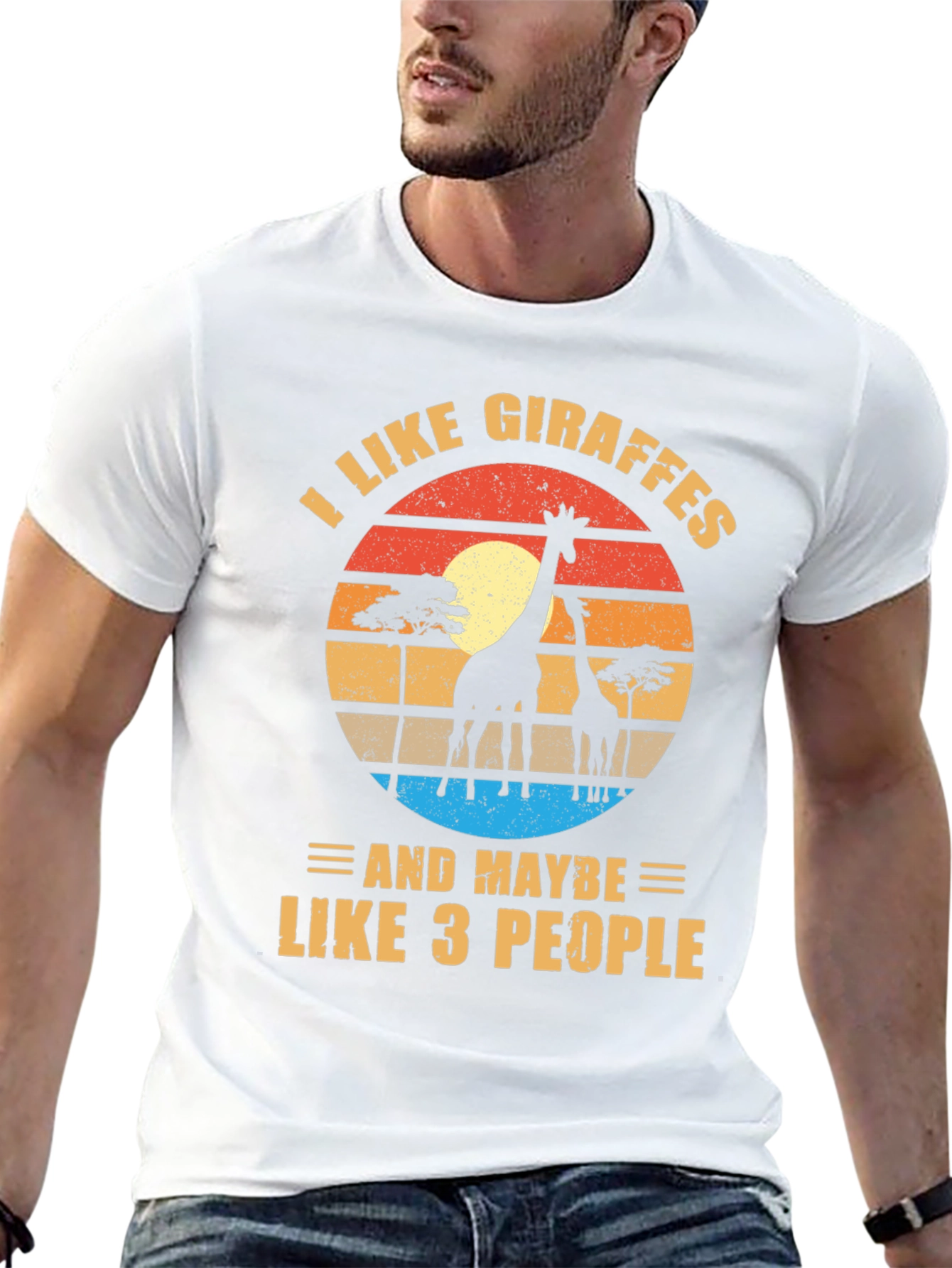 I Like Giraffes T-Shirt Funny Animal Lover Tee