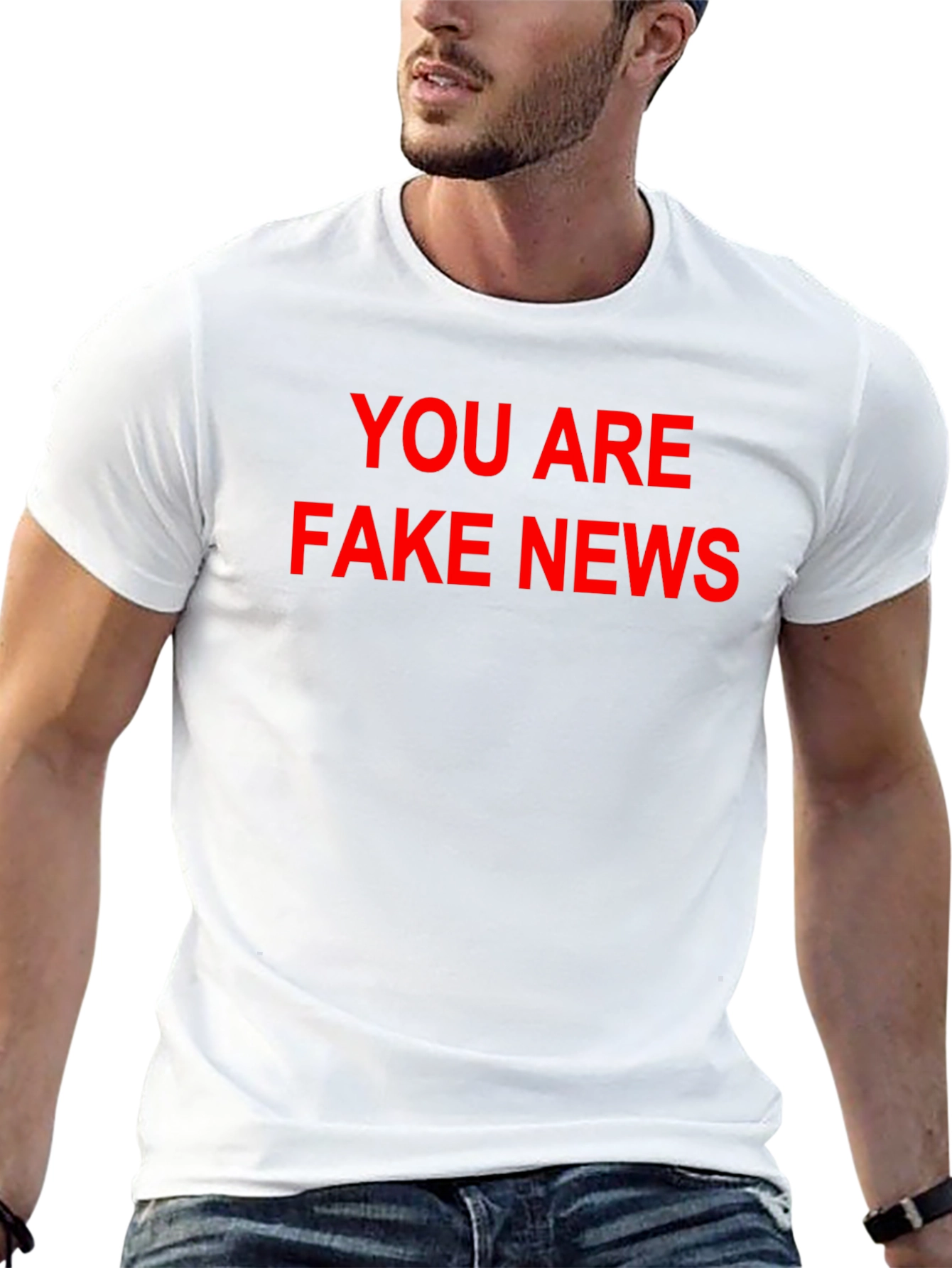 You Are Fake News Black T-Shirt