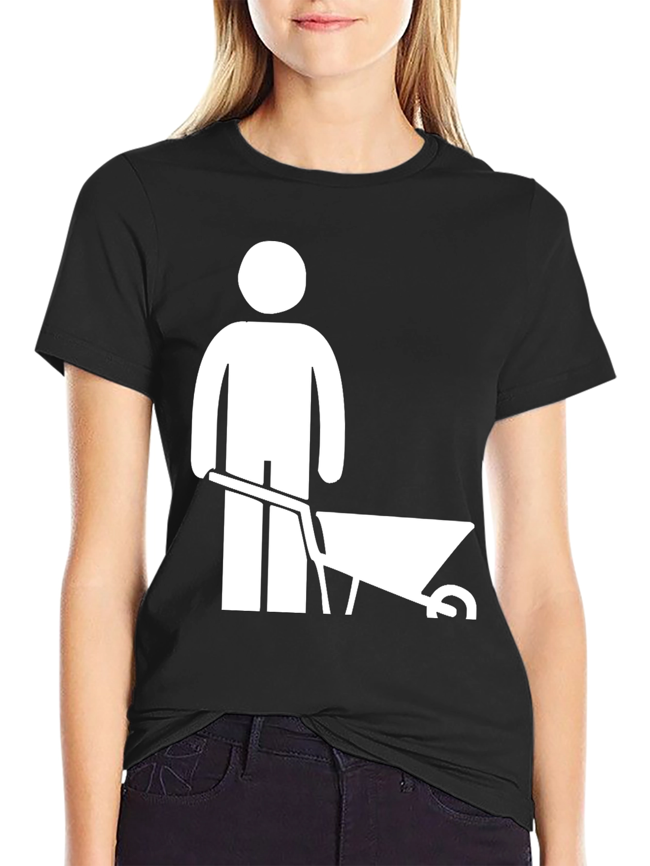 Funny Construction Worker Graphic T-Shirt