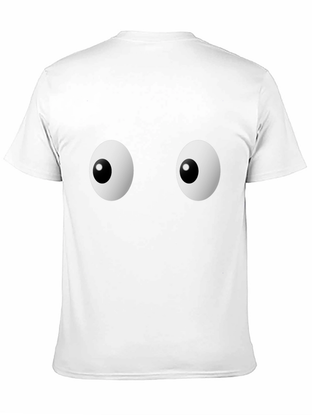 Funny Googly Eyes Graphic Black T-Shirt