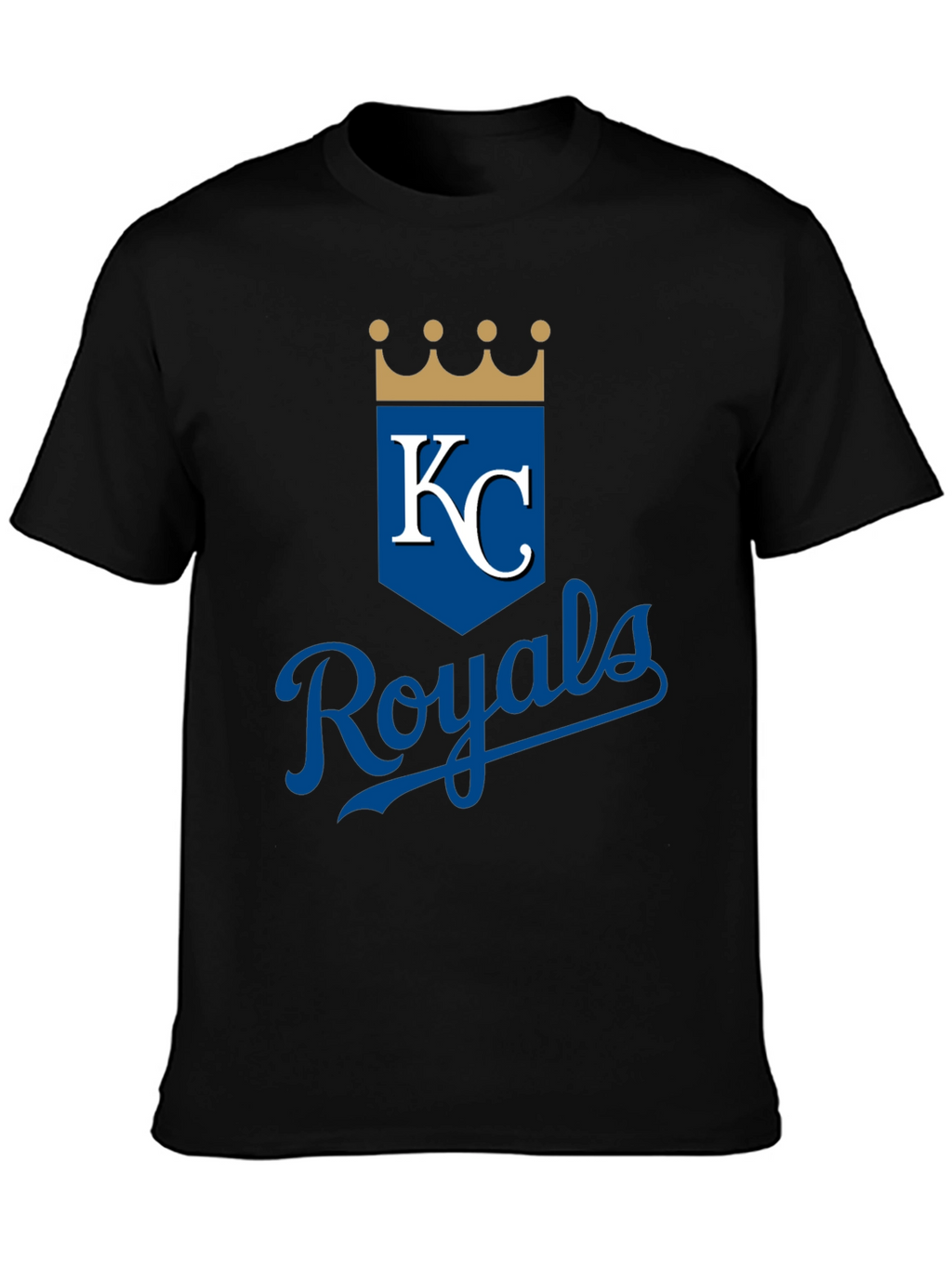 KC Royals Black T-Shirt | Baseball Fan Apparel