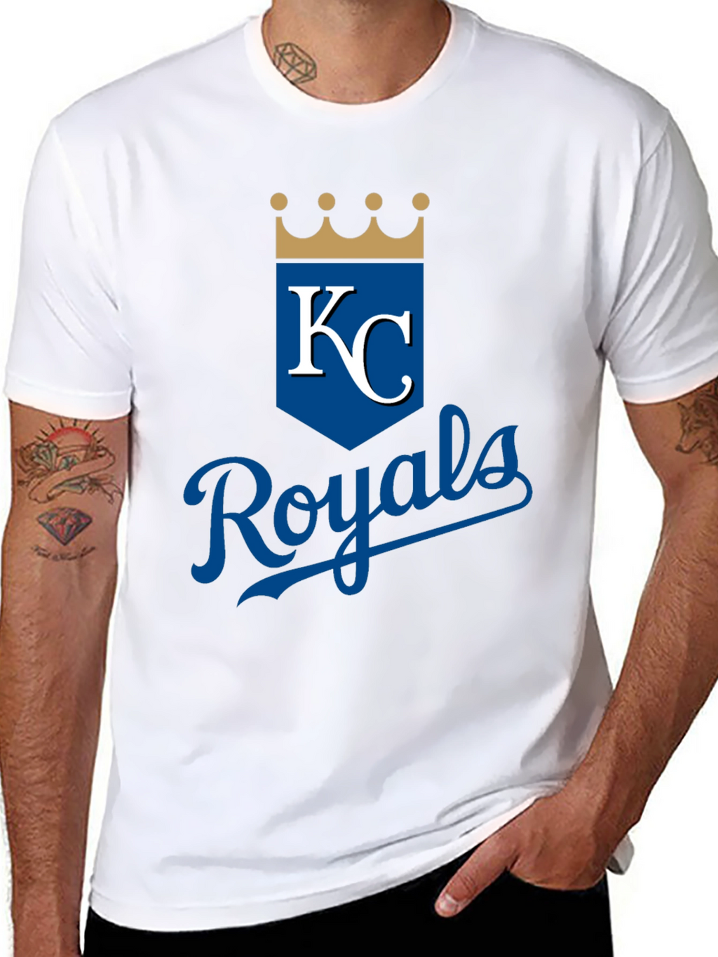 KC Royals Black T-Shirt | Baseball Fan Apparel