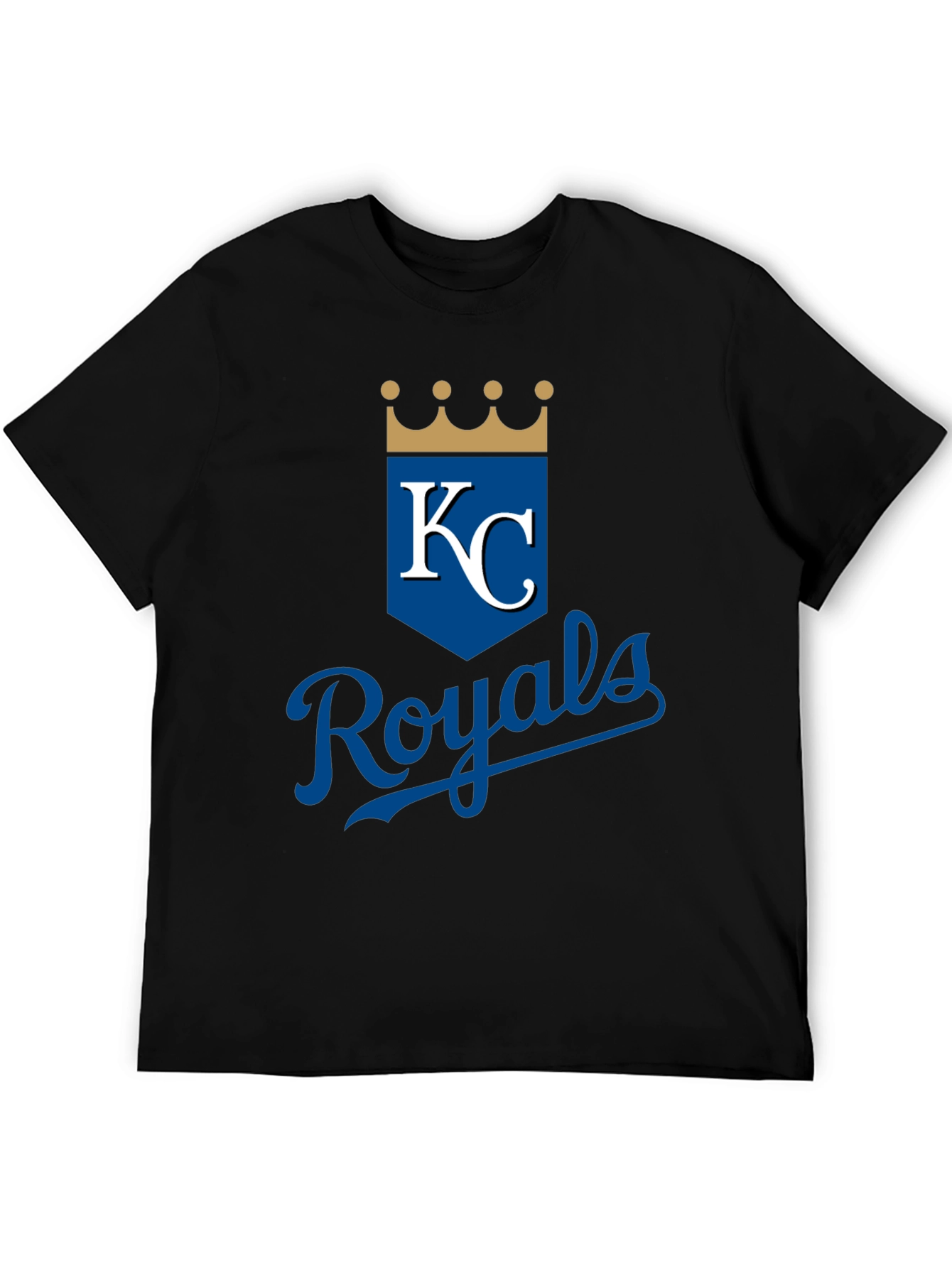 KC Royals Black T-Shirt | Baseball Fan Apparel