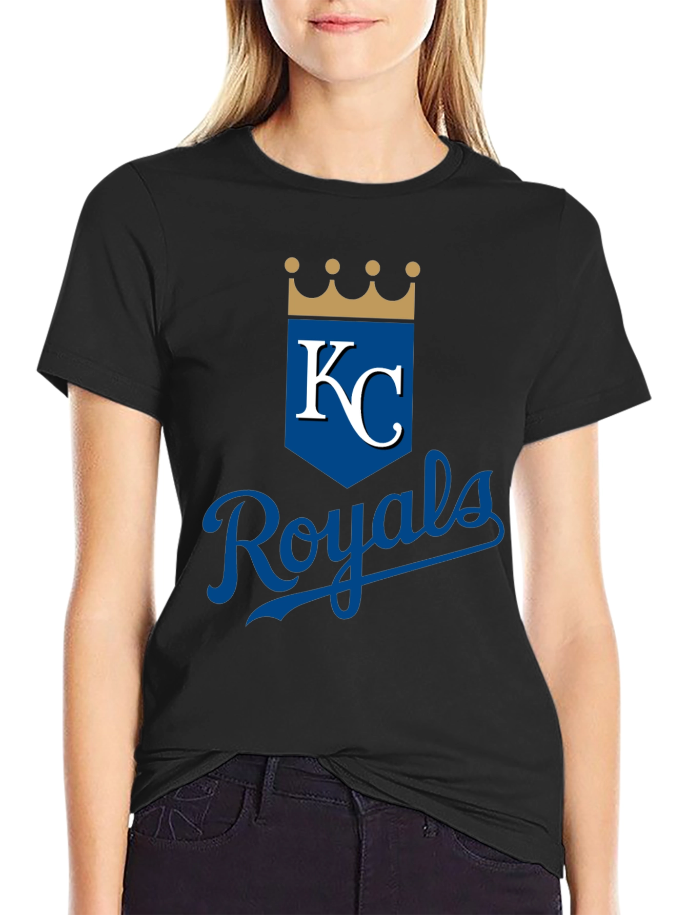 KC Royals Black T-Shirt | Baseball Fan Apparel