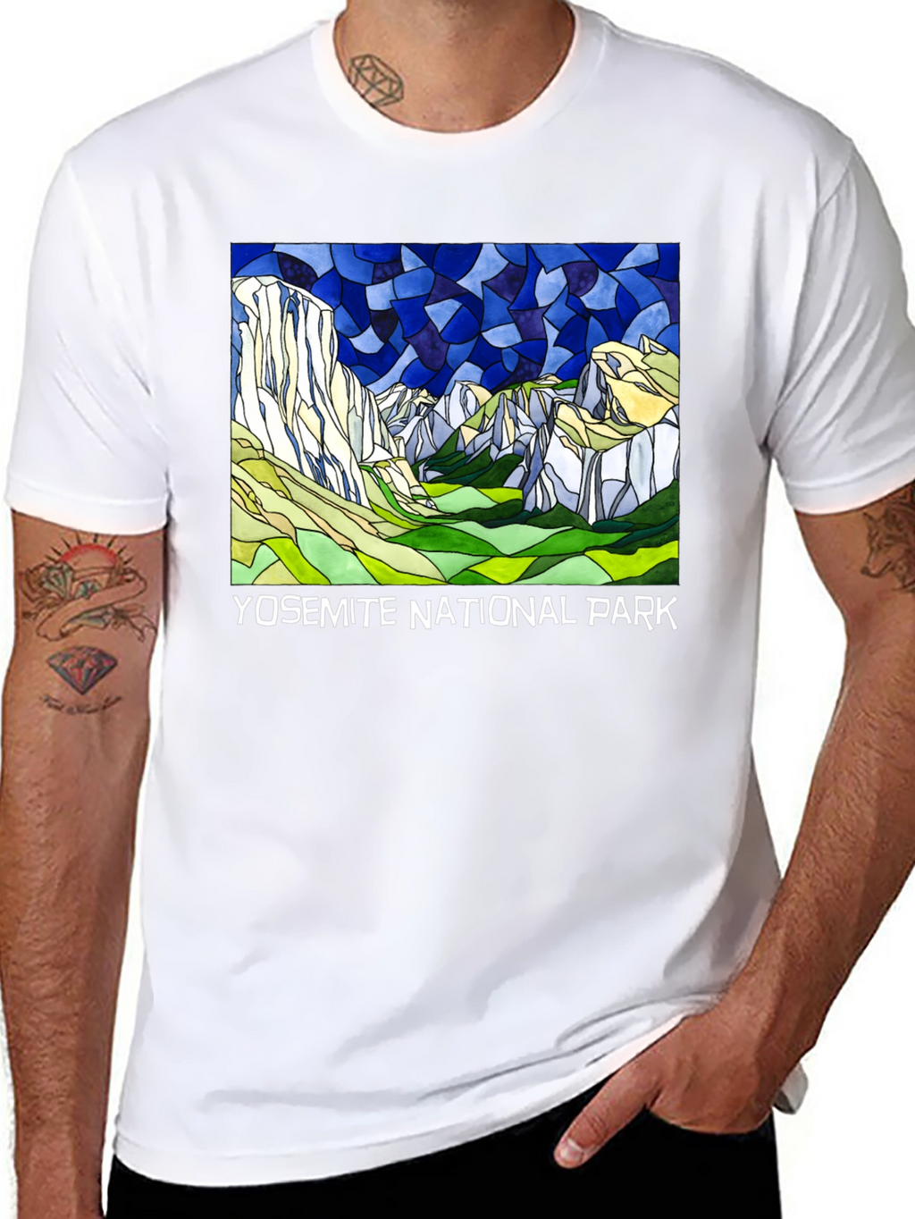Yosemite National Park T-Shirt - Unique Artistic Design