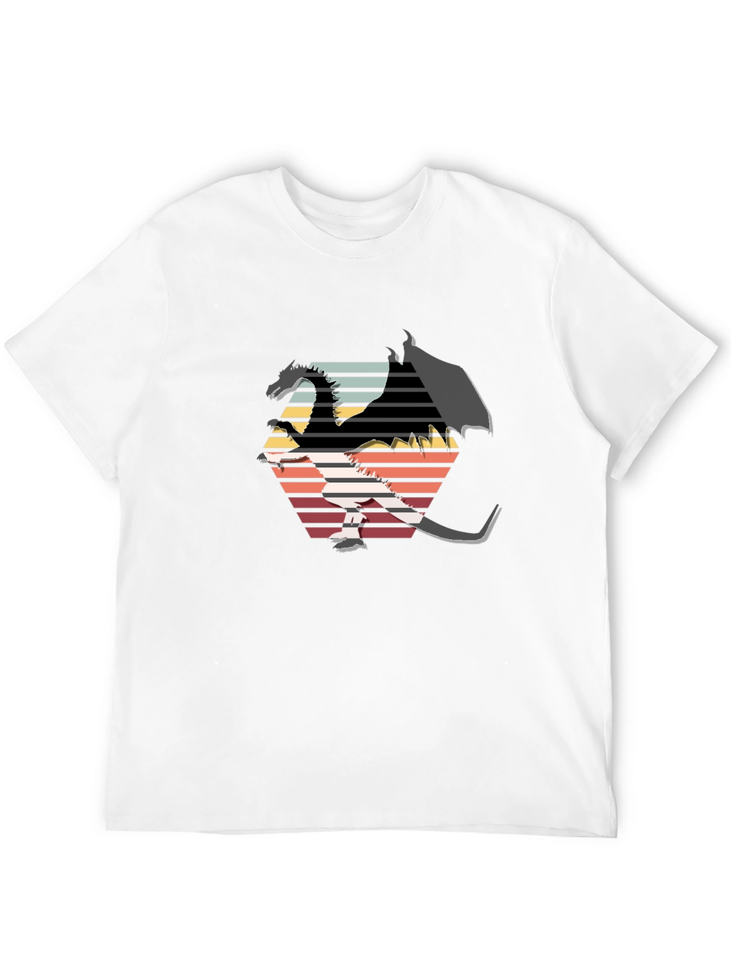 Retro Dragon Graphic Tee