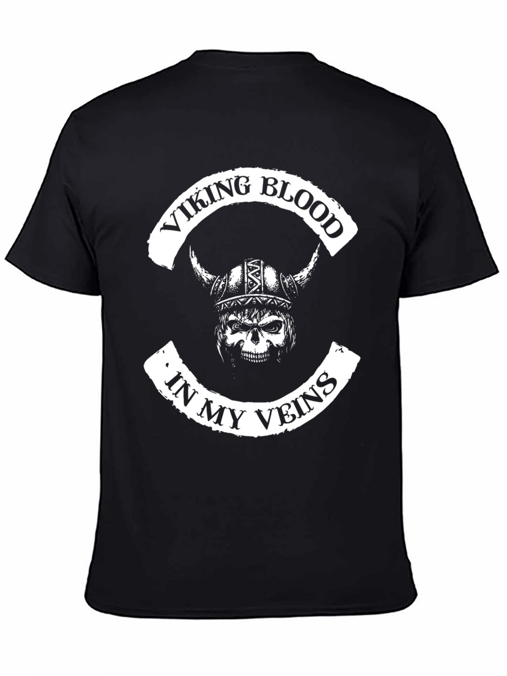Viking Blood Graphic Print T-Shirt