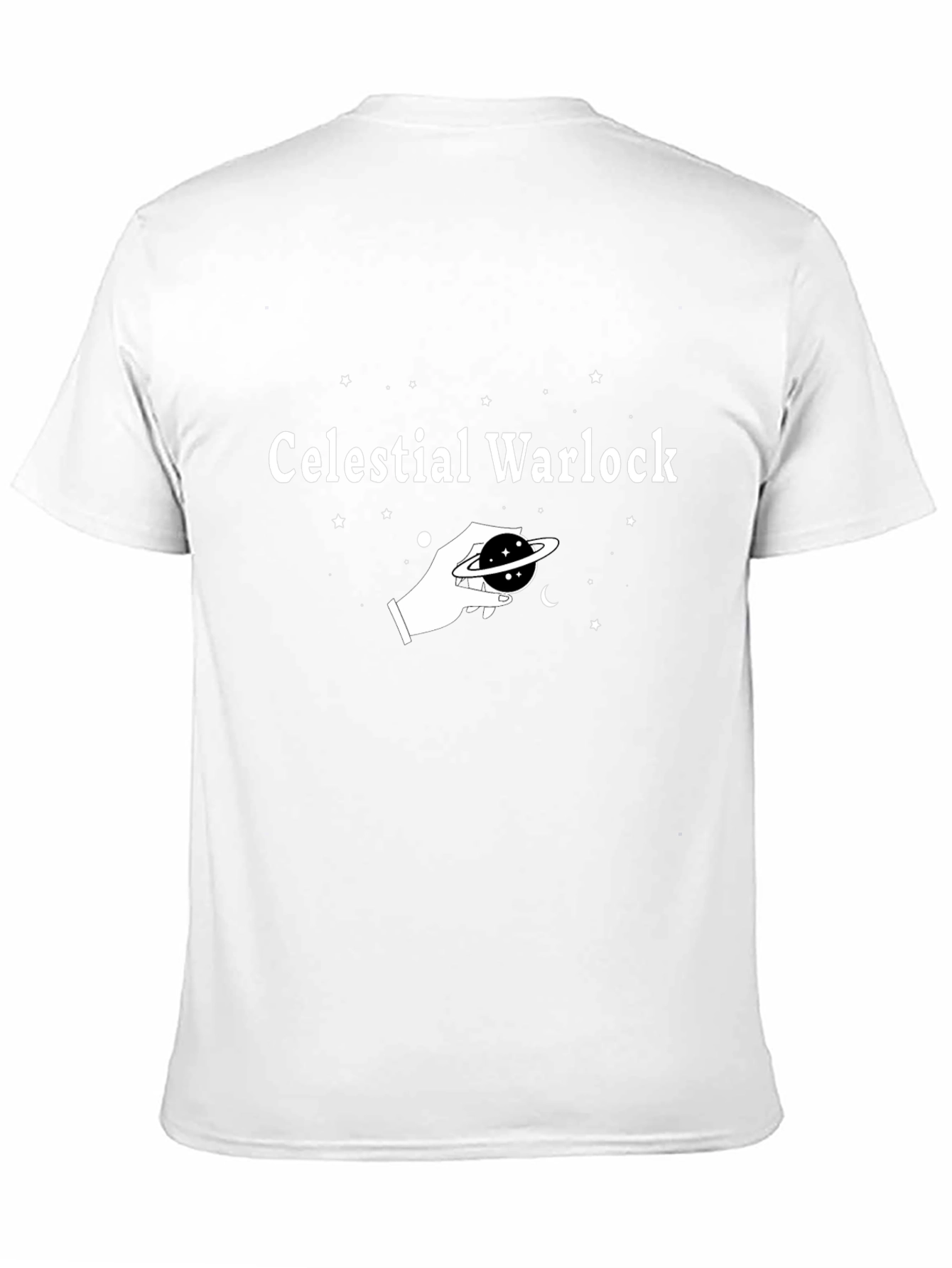 Celestial Warlock Graphic T-Shirt - Magical & Stylish!