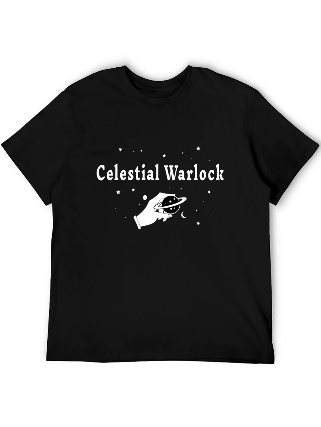 Celestial Warlock Graphic T-Shirt - Magical & Stylish!