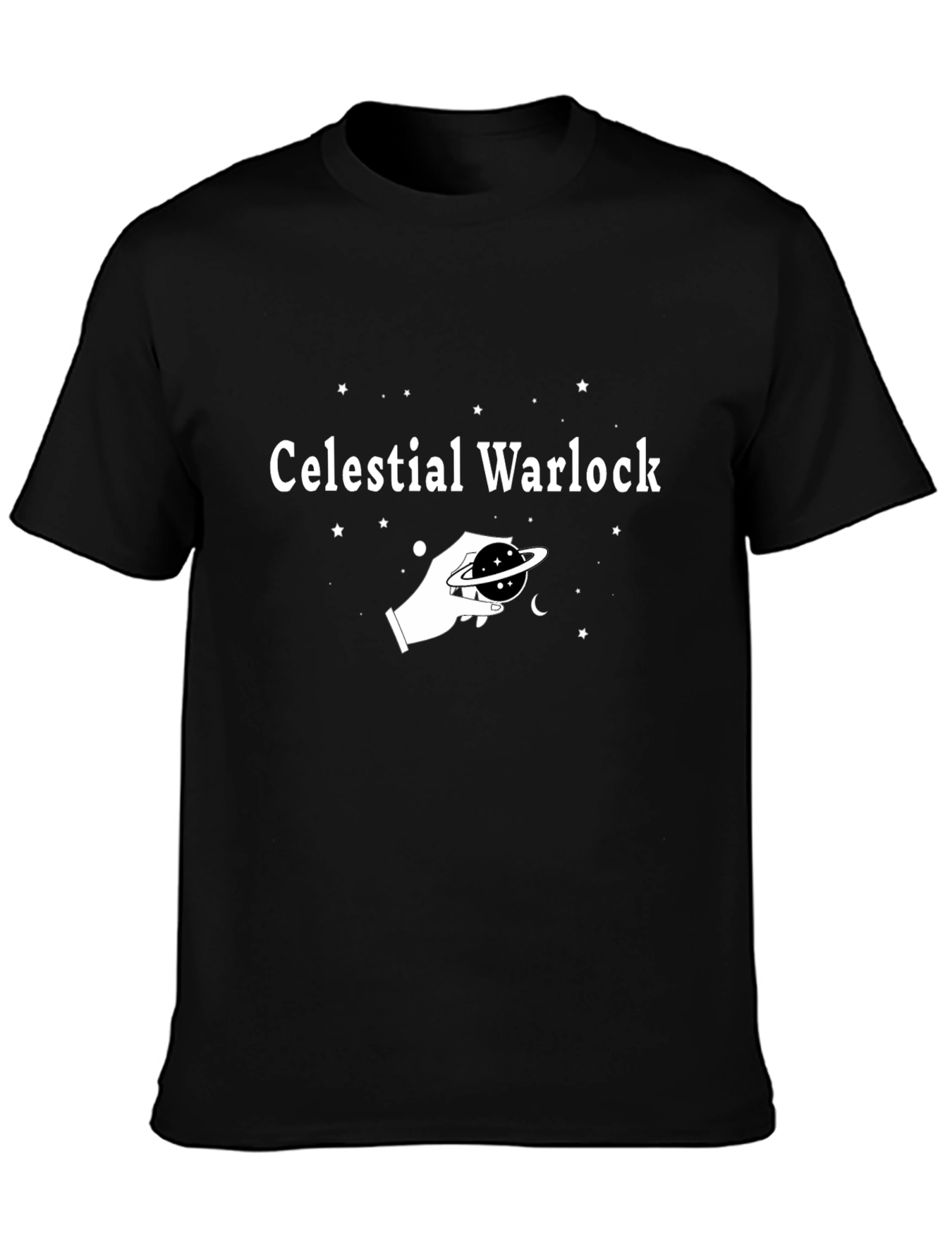 Celestial Warlock Graphic T-Shirt - Magical & Stylish!