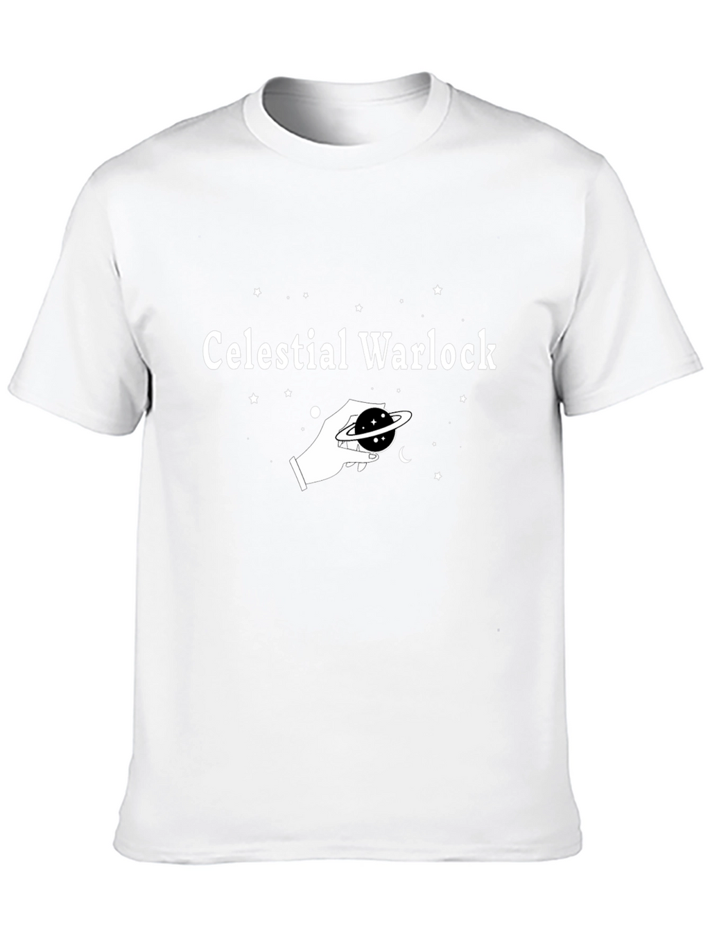 Celestial Warlock Graphic T-Shirt - Magical & Stylish!