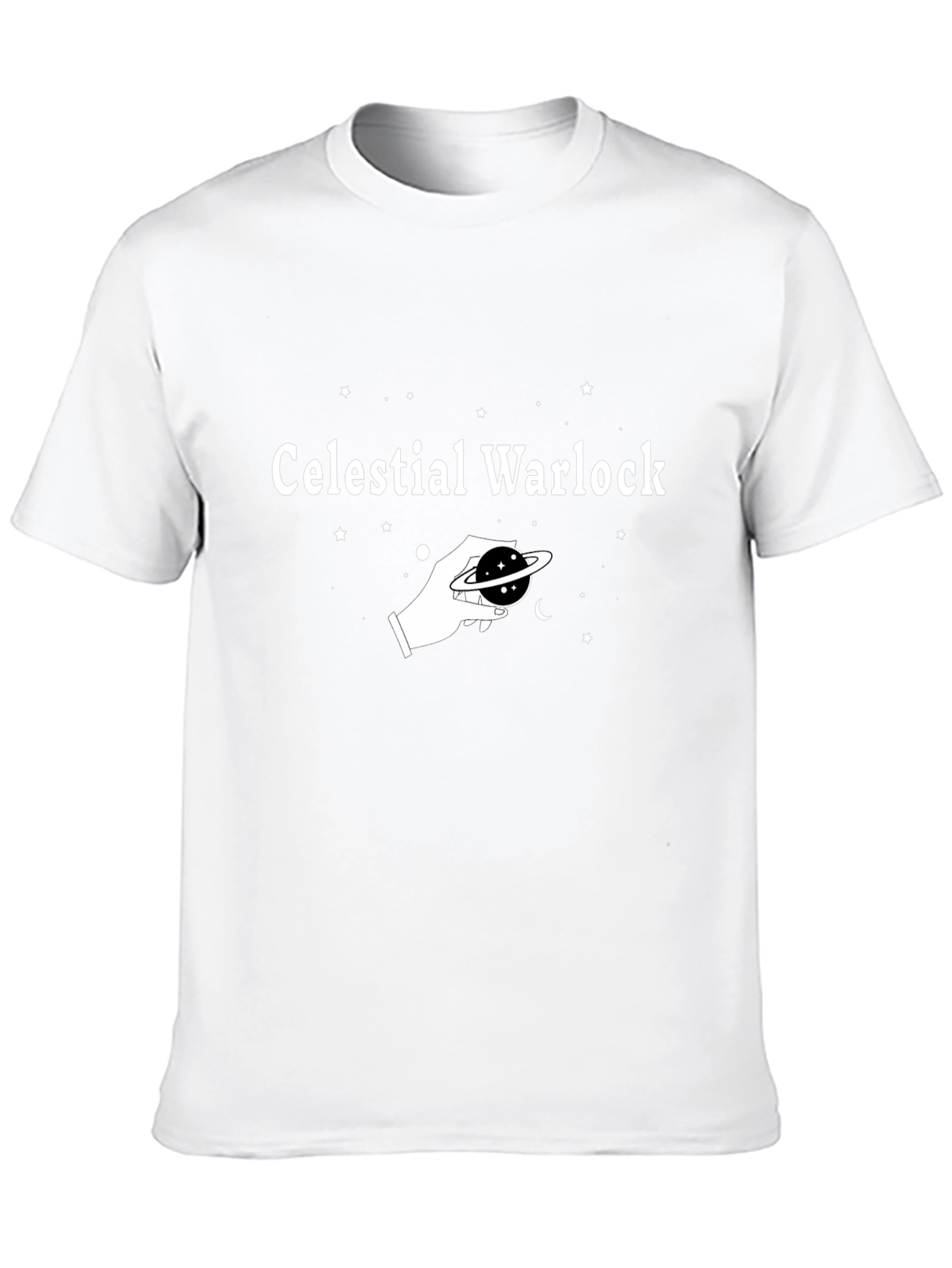 Celestial Warlock Graphic T-Shirt - Magical & Stylish!