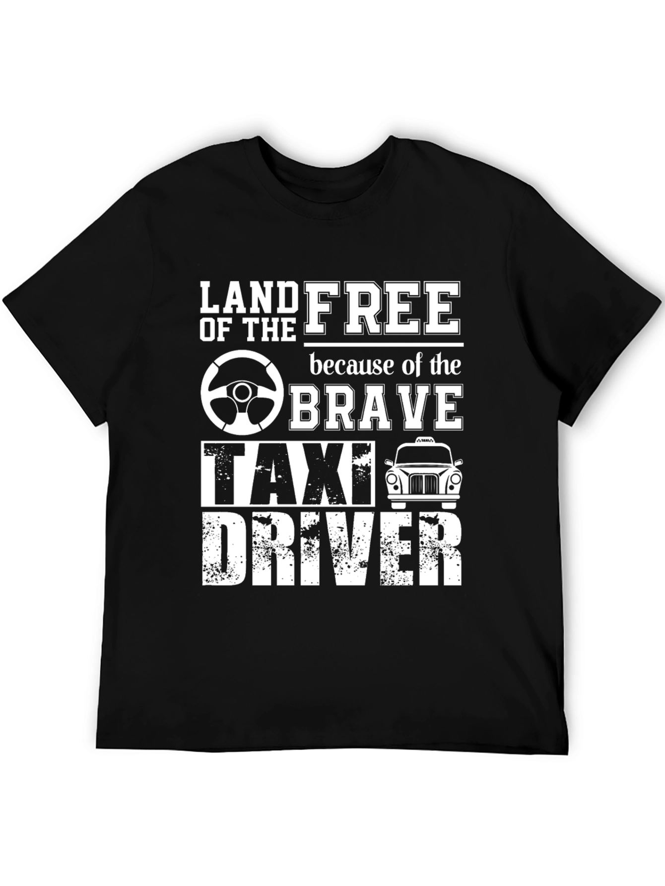 Land of the Free Taxi Driver T-Shirt
