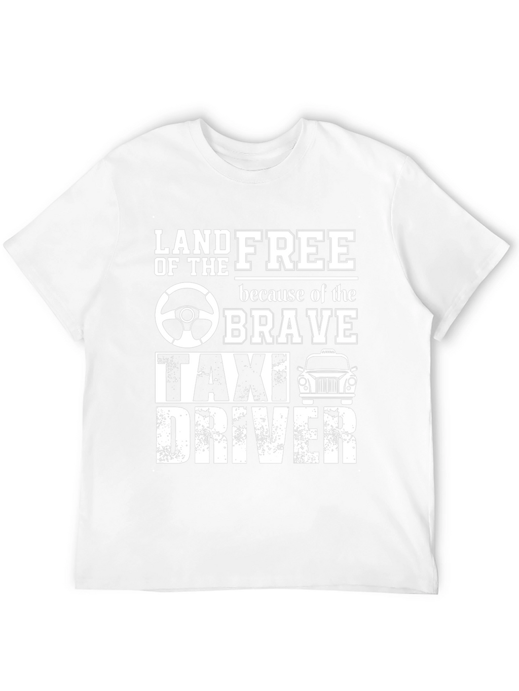 Land of the Free Taxi Driver T-Shirt