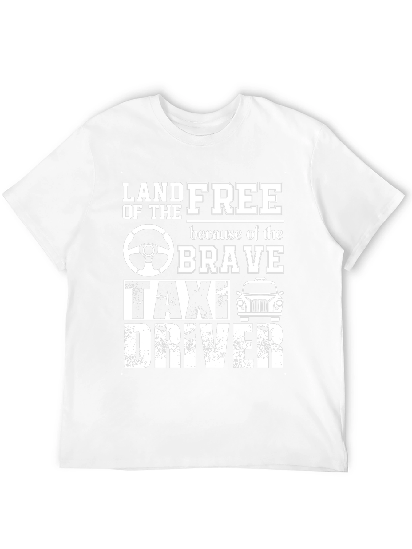 Land of the Free Taxi Driver T-Shirt