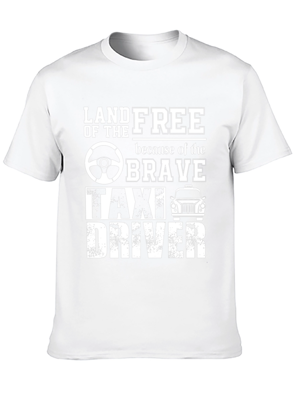 Land of the Free Taxi Driver T-Shirt