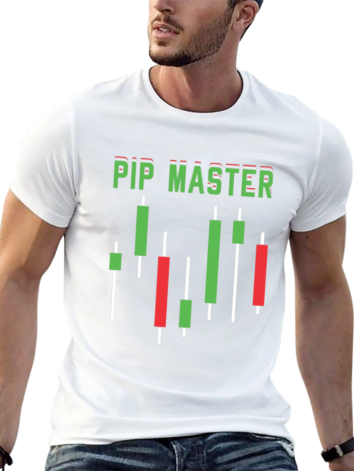 Pip Master T-Shirt Forex Trading Candlestick Charts