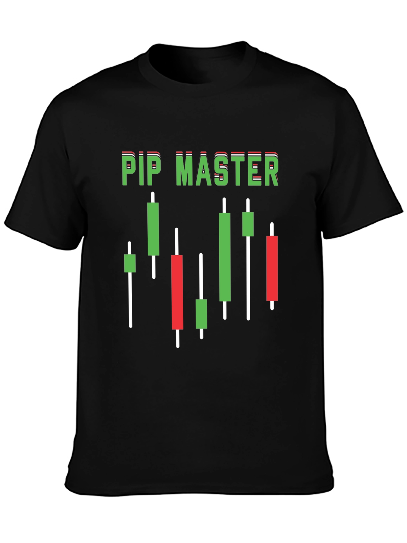 Pip Master T-Shirt Forex Trading Candlestick Charts