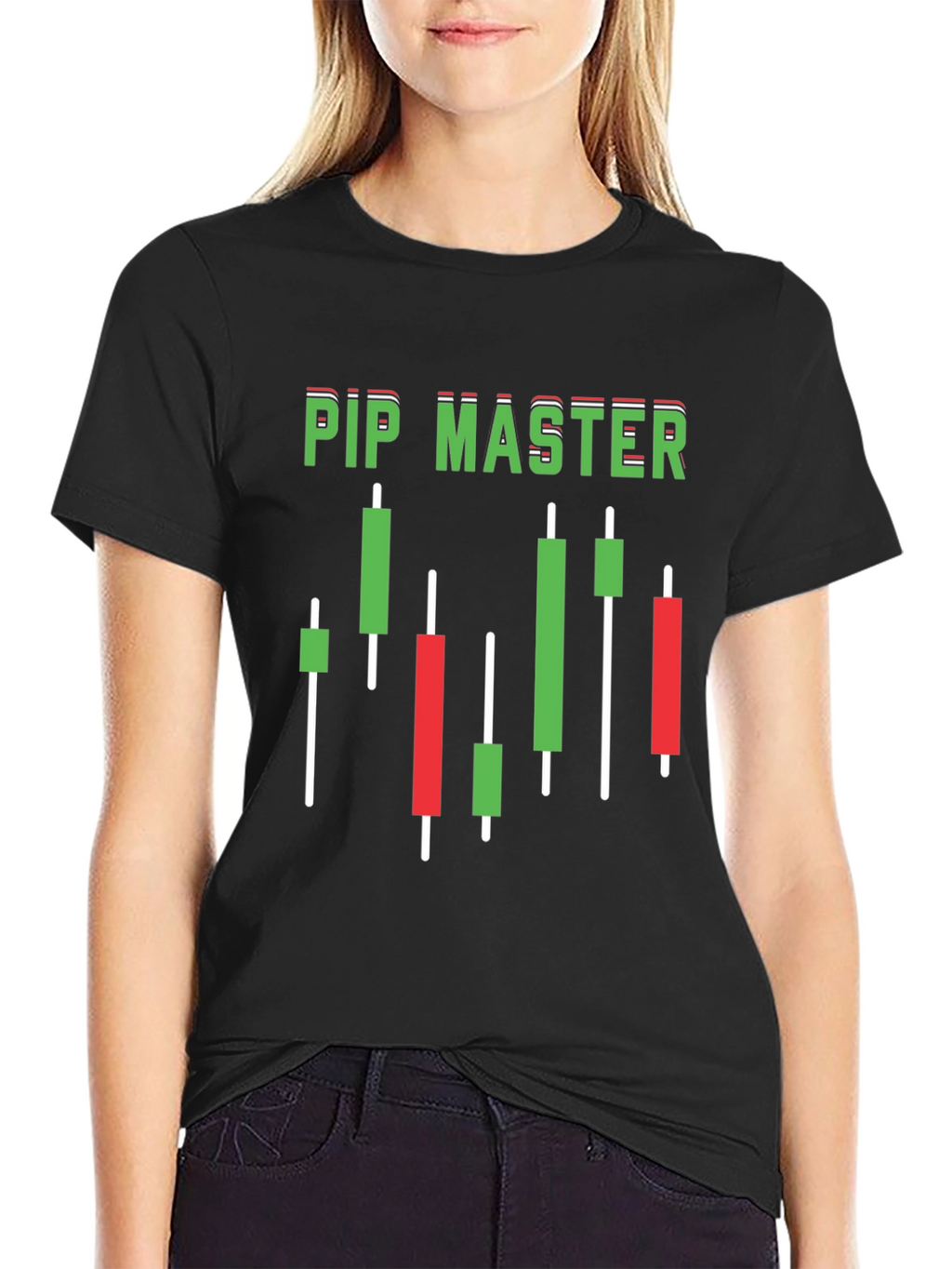 Pip Master T-Shirt Forex Trading Candlestick Charts