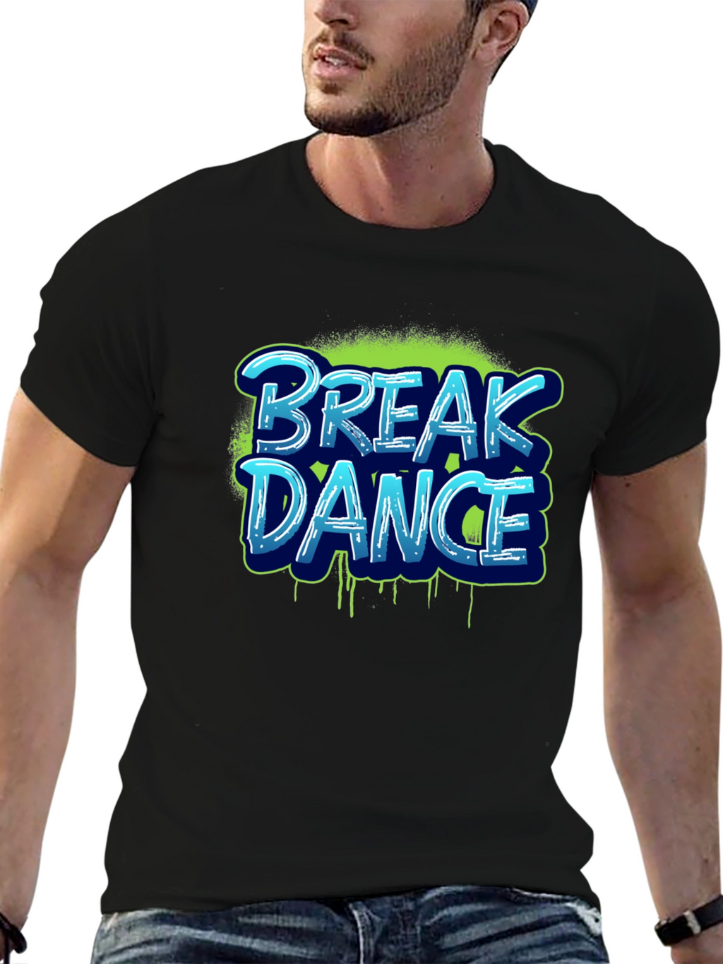 Break Dance Graphic Tee - Urban Style