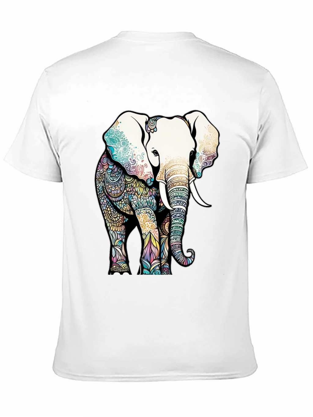 Elephant Mandala Graphic T-Shirt