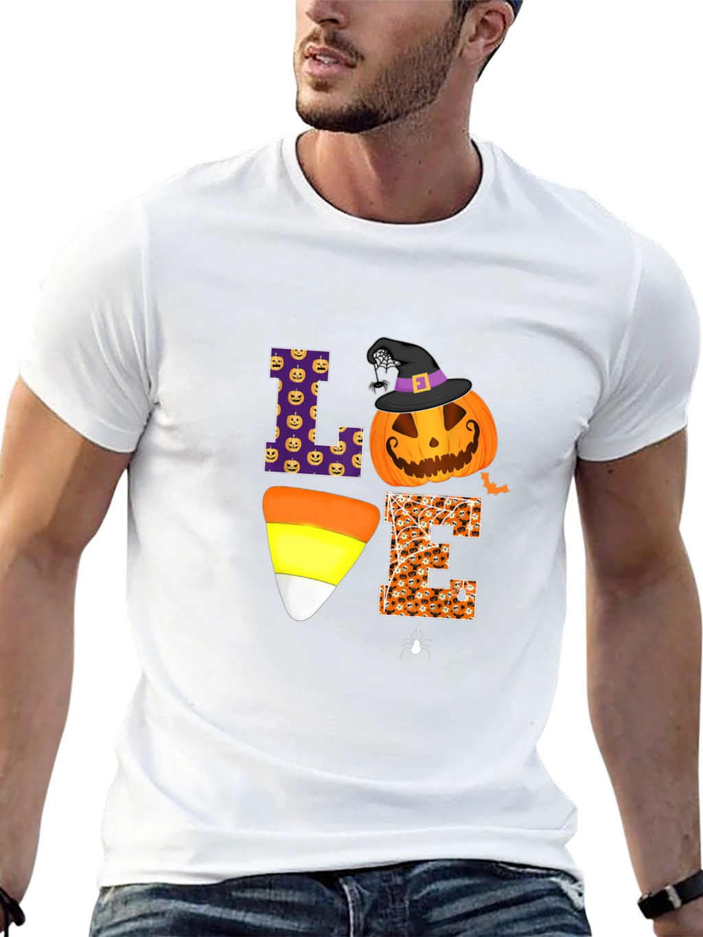 Halloween Love T-Shirt Pumpkin Witch