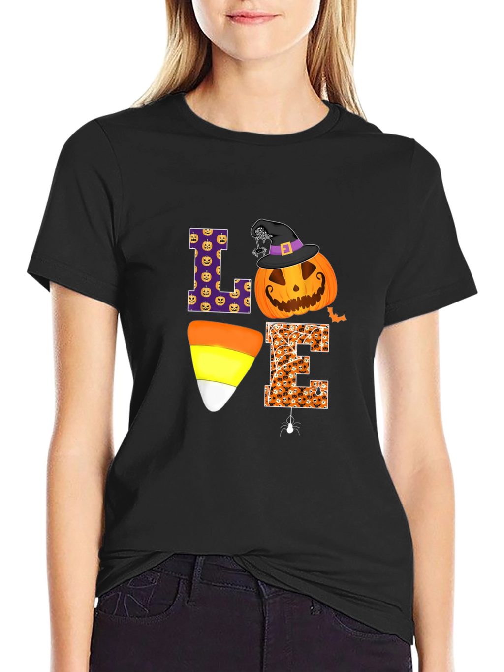 Halloween Love T-Shirt Pumpkin Witch