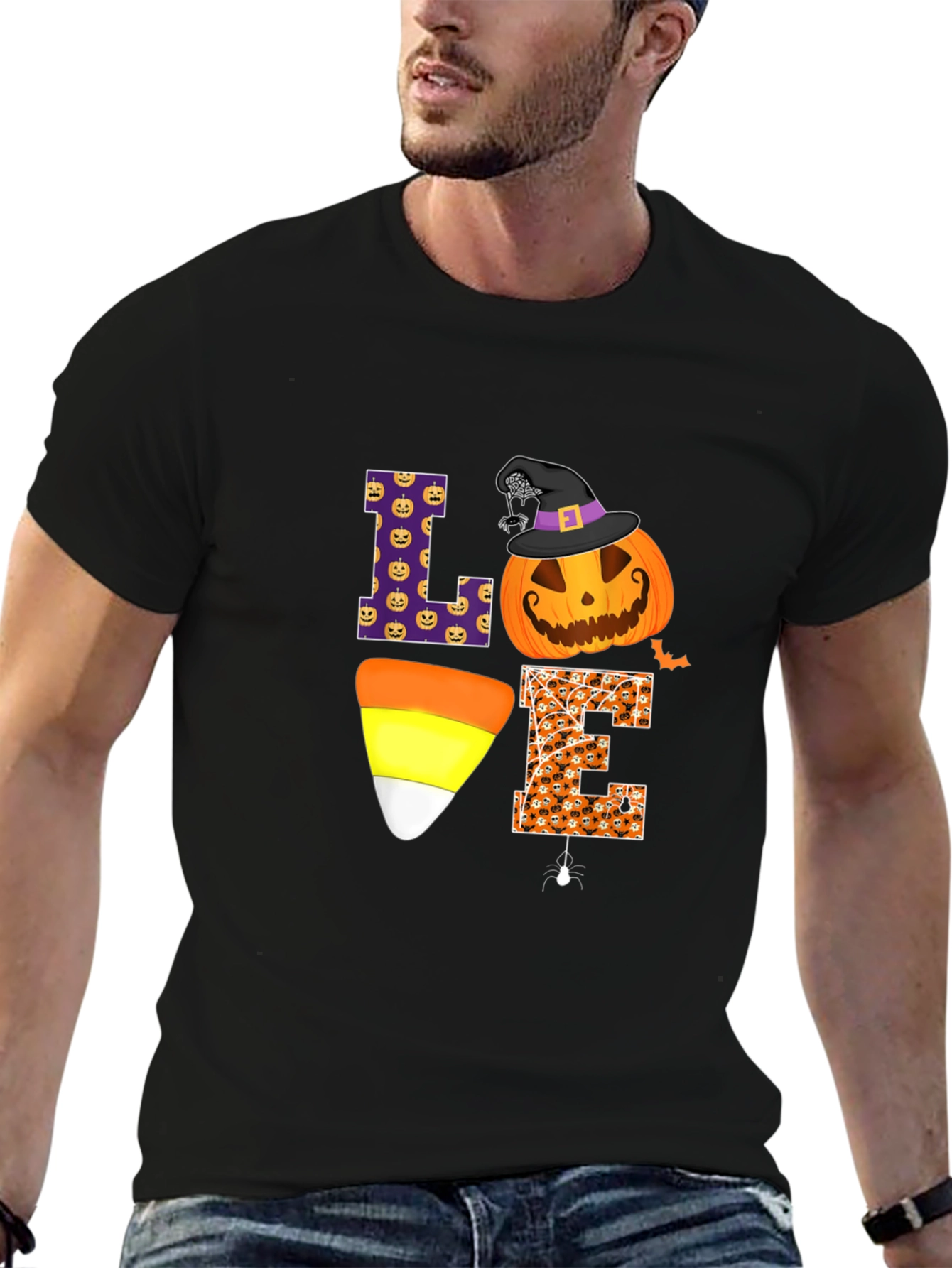 Halloween Love T-Shirt Pumpkin Witch